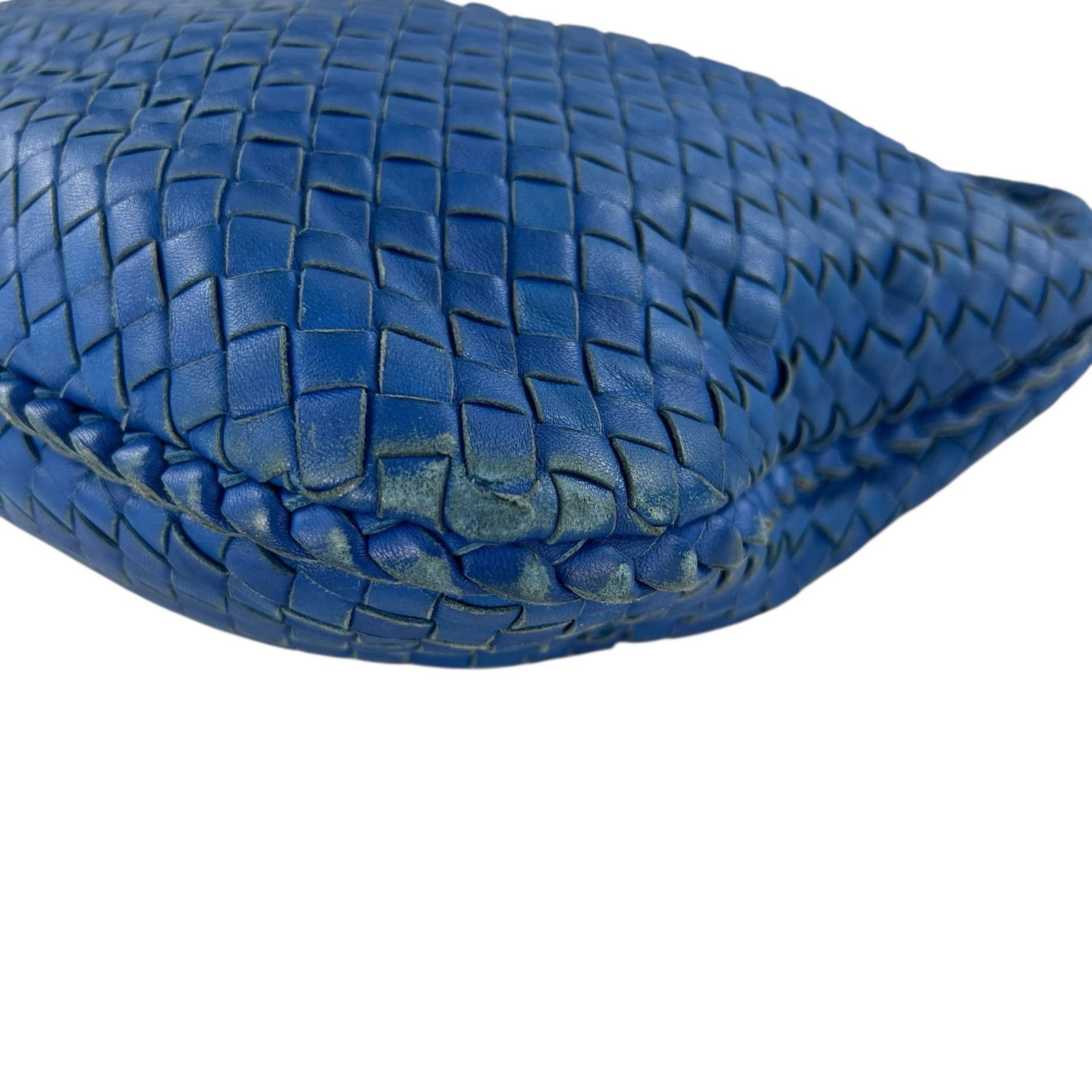 Bottega Veneta Bottega Veneta Blue Intrecciato Leather Hobo Bag Size ONE SIZE - 14 Thumbnail