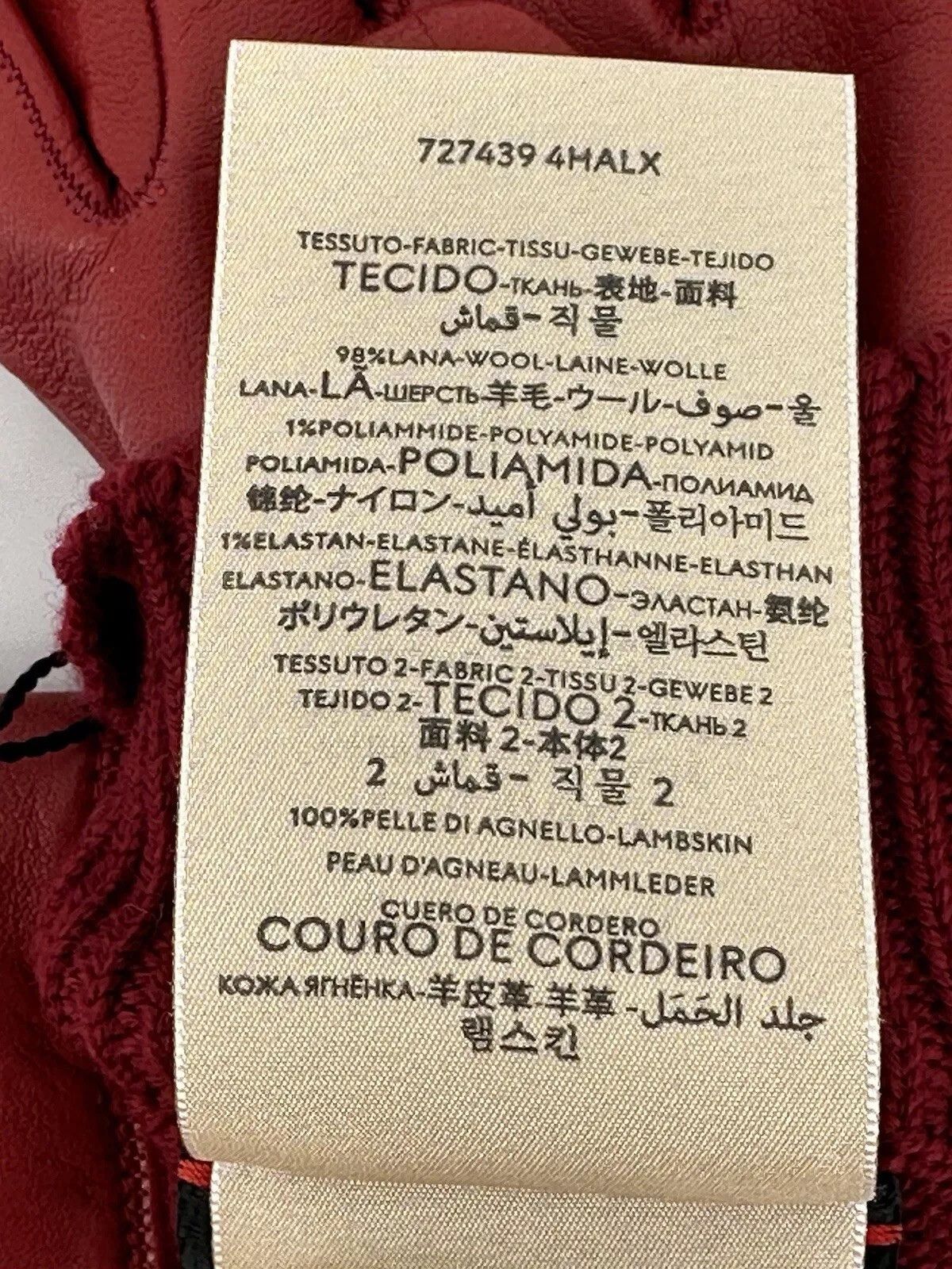 Gucci new Gucci Gloves Men's leather red Size-M-9 Size ONE SIZE - 8 Thumbnail