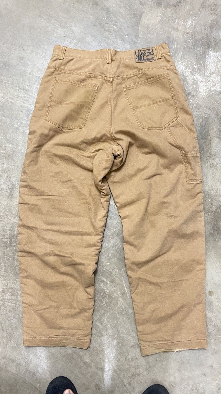 Bape × Vintage 🔥 Rare 🔥 Vintage BAPE Carpenters Pants For Winter Wear Size US 34 / EU 50 - 5 Thumbnail