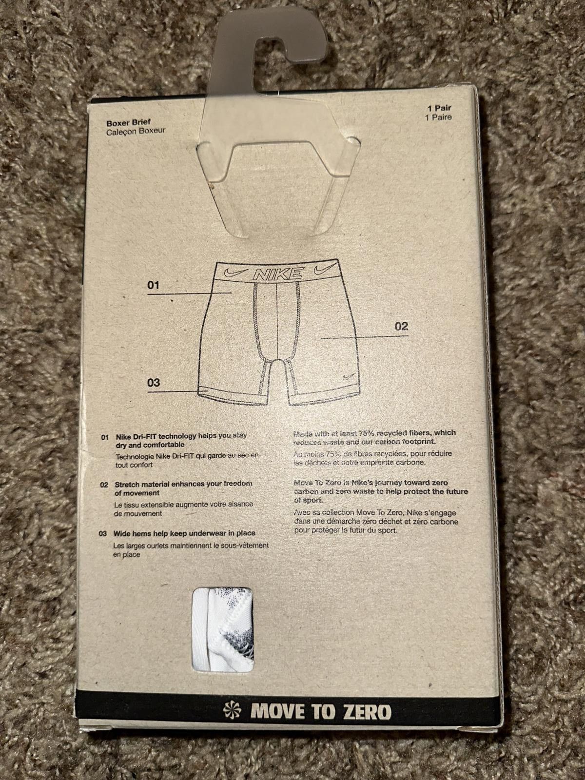 Nike Nike Men’s Dri-FIT Essential Micro Boxer Brief One Pair Size ONE SIZE - 2 Thumbnail