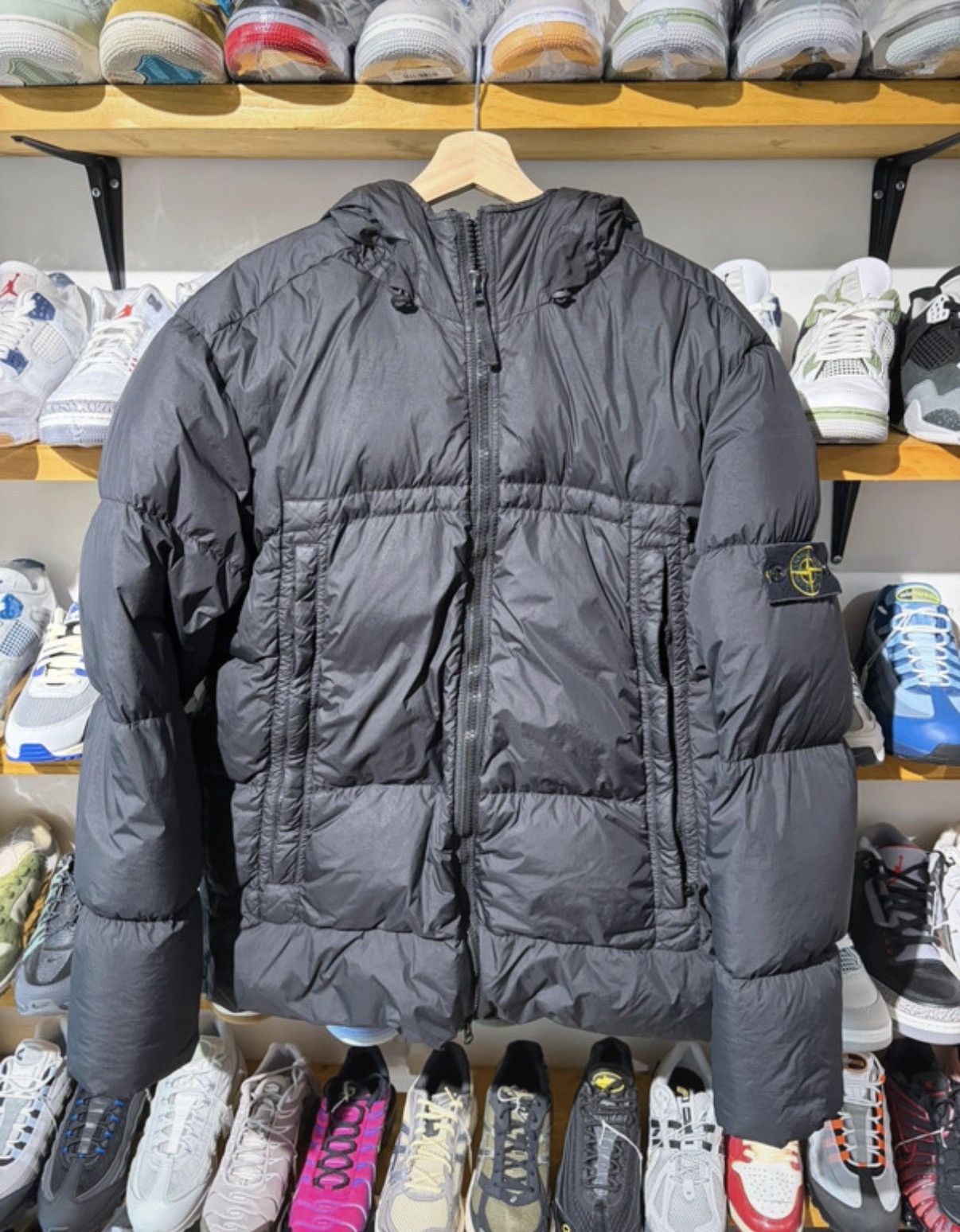 Stone Island Stone Island Garment Dyed Crinkle RepsR-NY Down Jacket Black Size US XXL / EU 58 / 5 - 1 Thumbnail