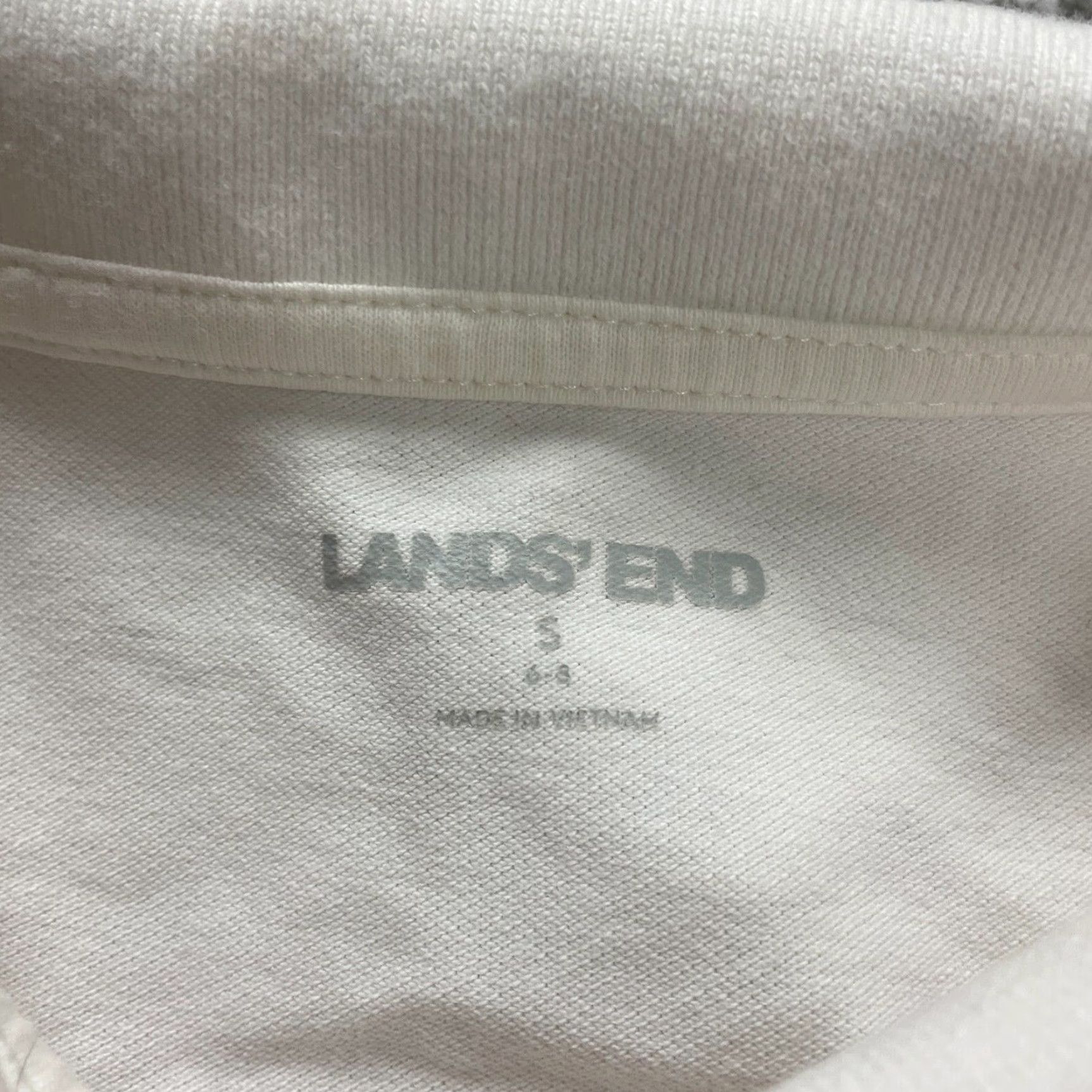 Lands' End Lands' End Polo Shirt Womens Small Pink Ombre Short Sleeve Collared Casual Shirt Size S Women Size S / US 4 / IT 40 - 3 Thumbnail