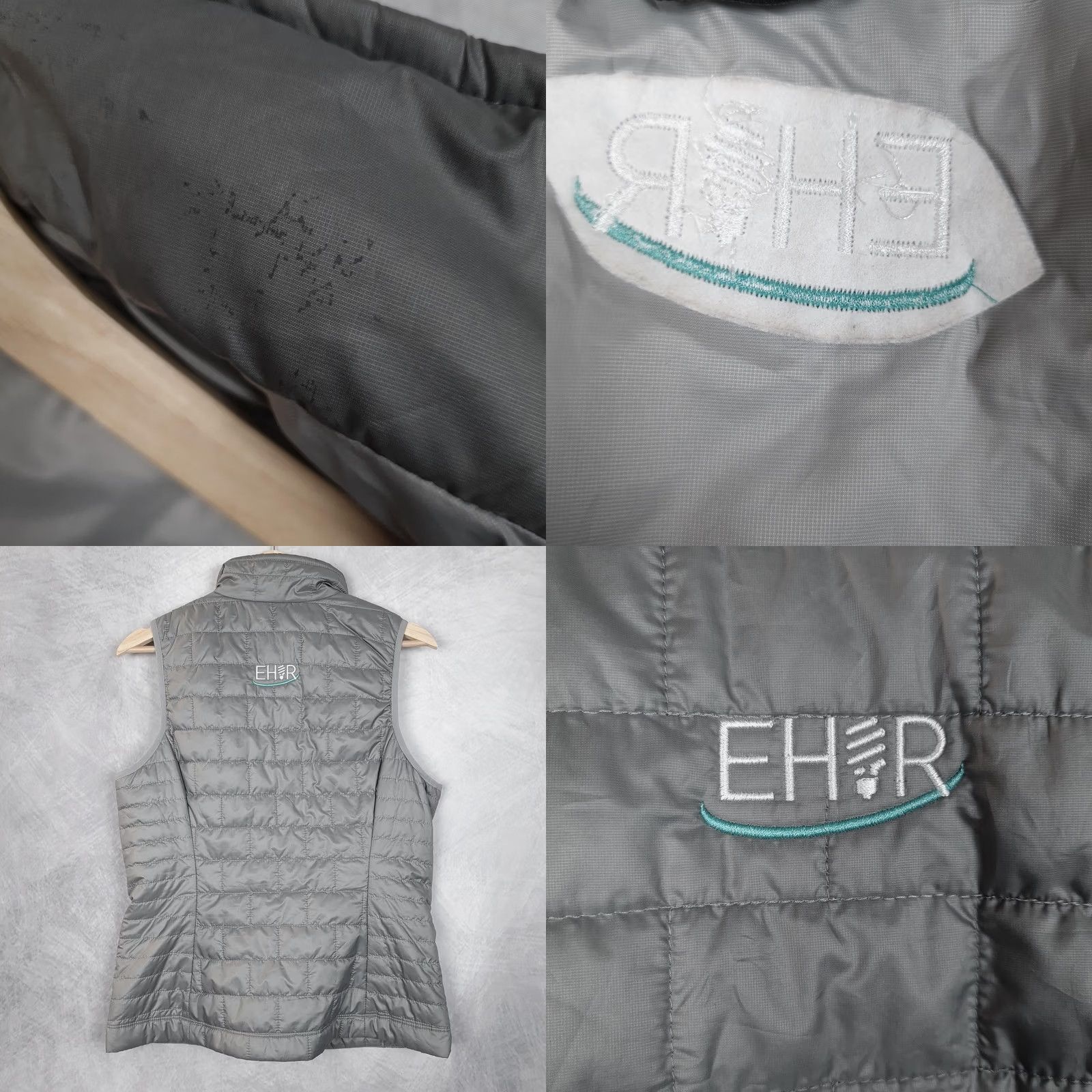 Patagonia Patagonia Nano Puff Vest Womens Small Gray Primaloft Insulated Lightweight Quilted Full Zip Pockets Logo Size S / US 4 / IT 40 - 8 Thumbnail