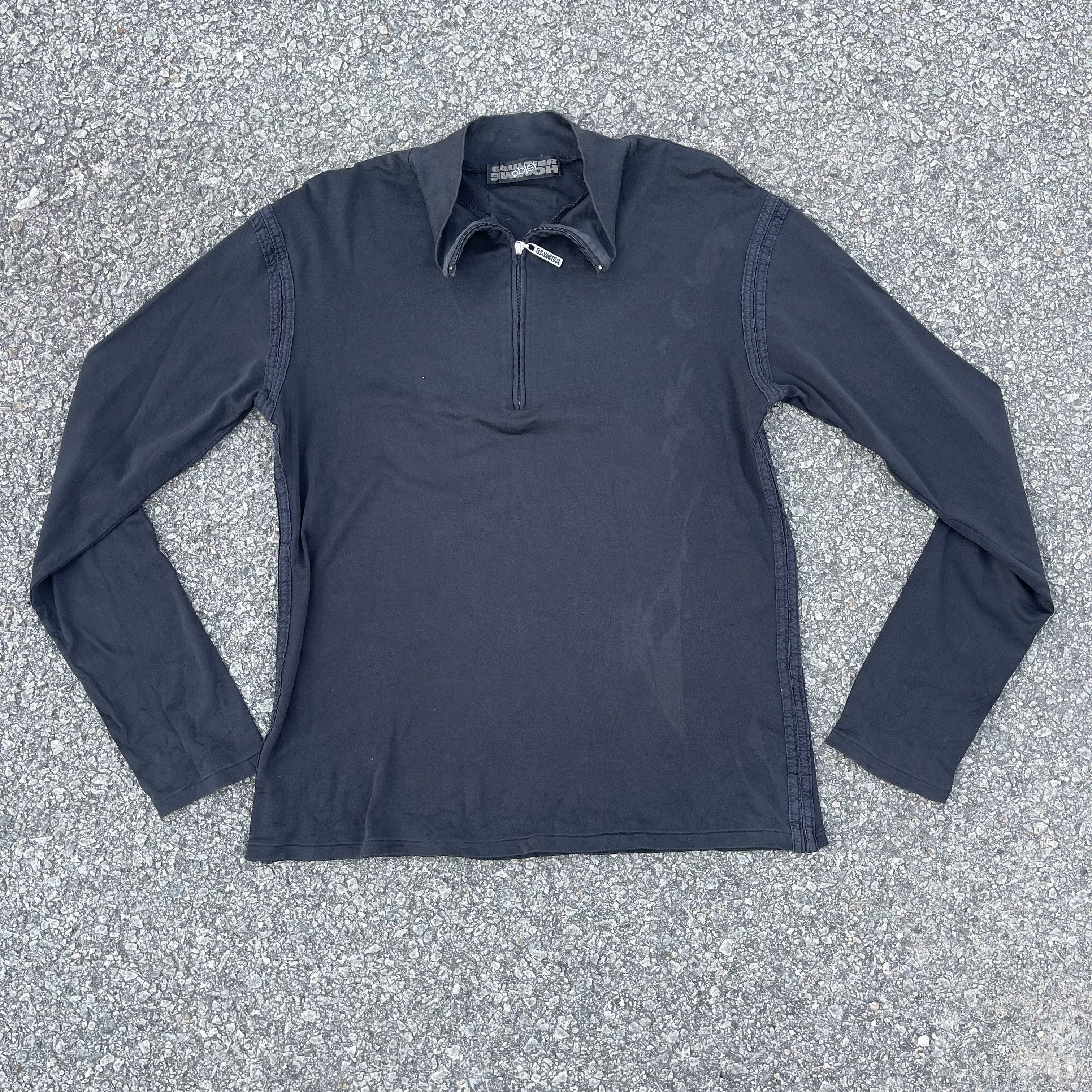 Jean Paul Gaultier Vtg JPG Long Sleeve Threequarter Zipper Size US S / EU 44-46 / 1 - 1 Thumbnail