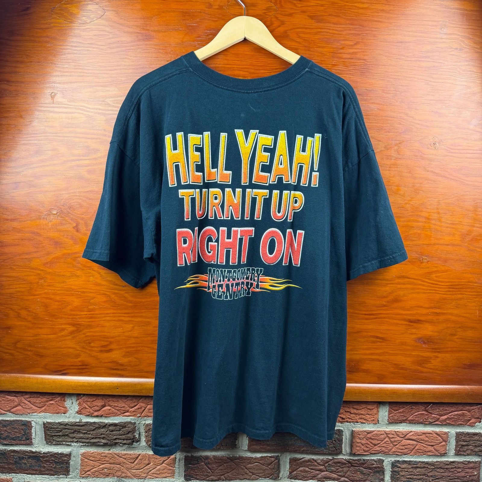 Gildan Montgomery Gentry Shirt Hell Yeah Turnit Up Right On XXL Size US XXL / EU 58 / 5 - 2 Thumbnail