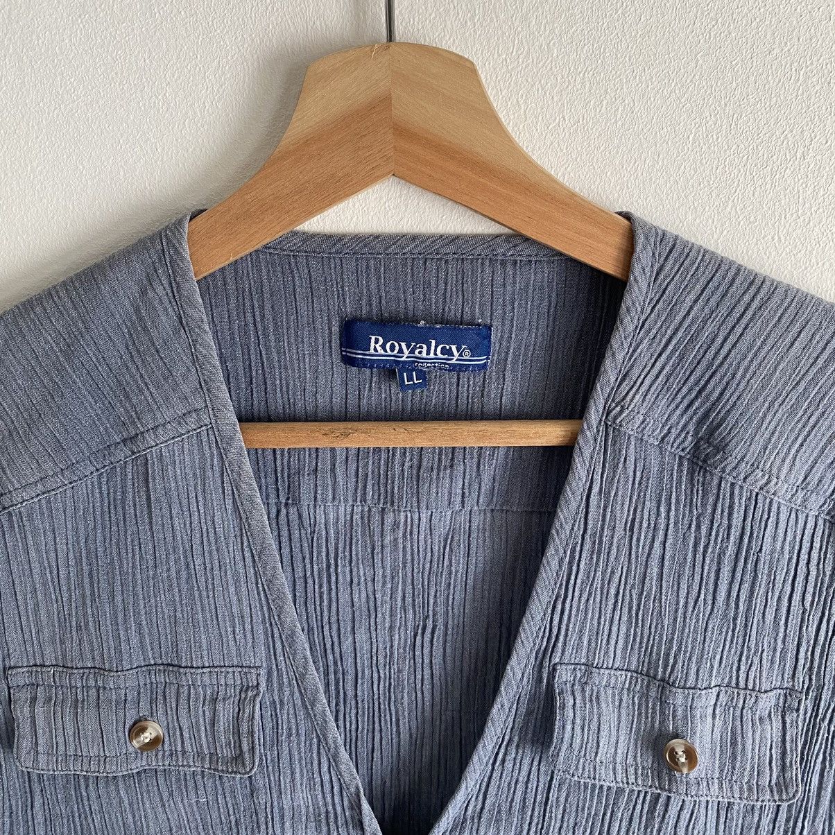 Vintage Margiela MM6 Inspired Alternative Pleated Vest Size US M / EU 48-50 / 2 - 2 Thumbnail