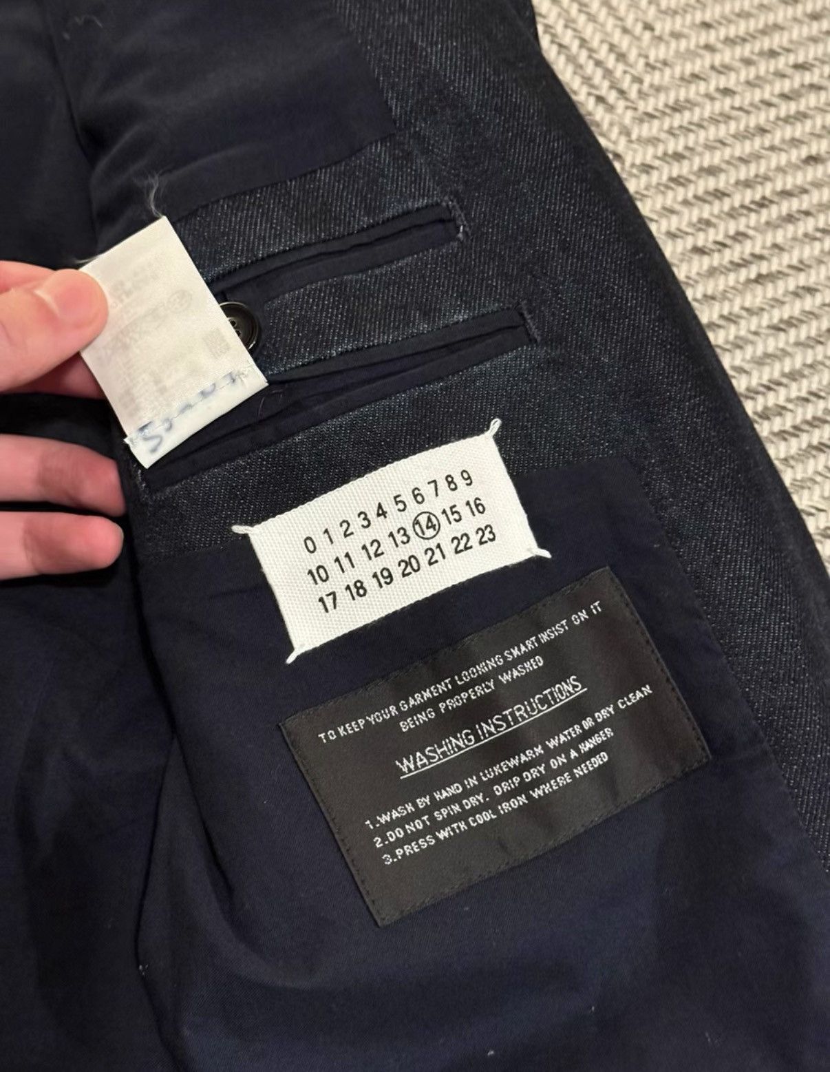 Maison Margiela Madison Martin Margiela Indigo-Dyed Denim Blazer K24 Size US XL / EU 56 / 4 - 2 Thumbnail