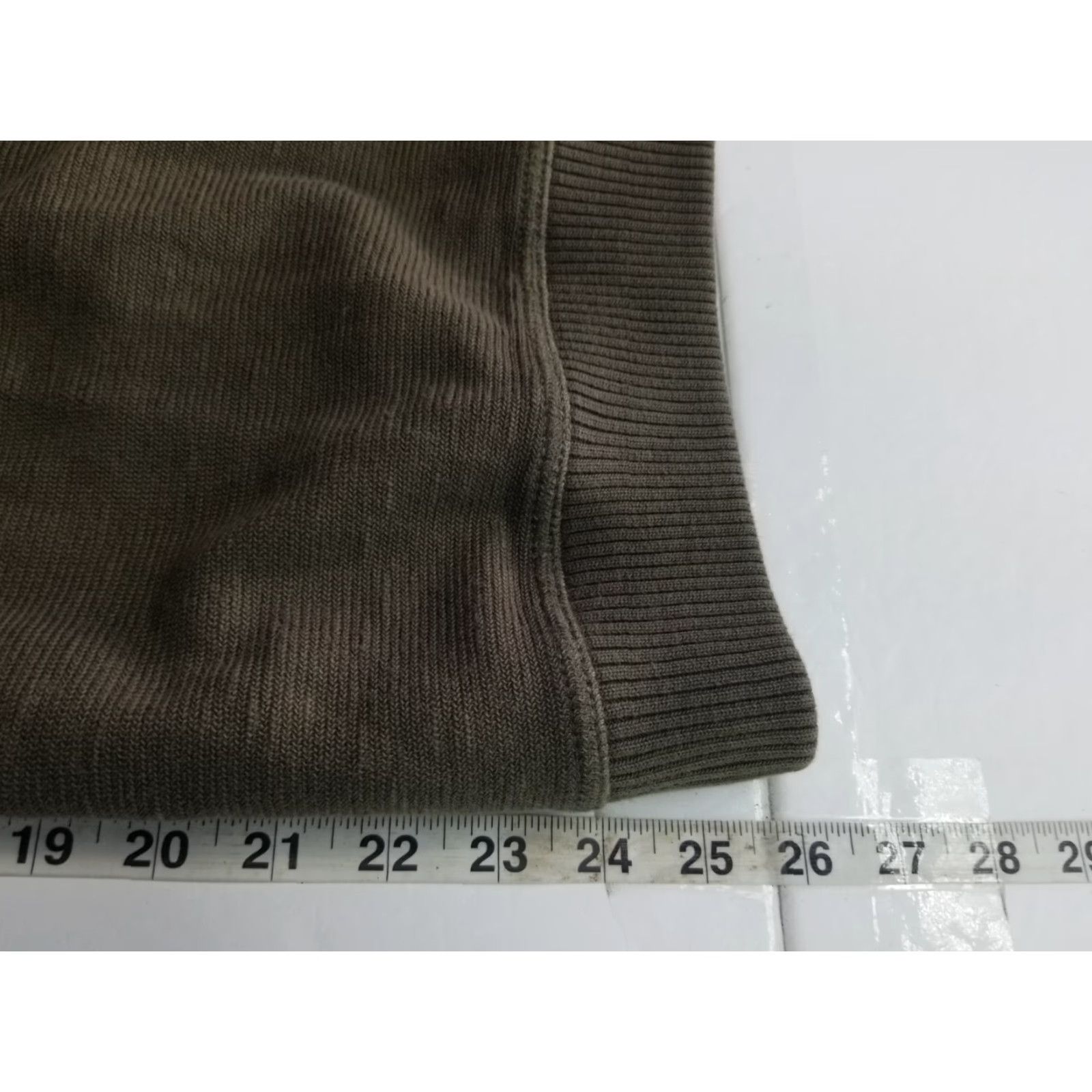 Tommy Bahama Tommy Bahama Sweater Mens Large Mock Neck Green Long Sleeve Pullover Button Cotton Blend Stain Size US L / EU 52-54 / 3 - 6 Thumbnail