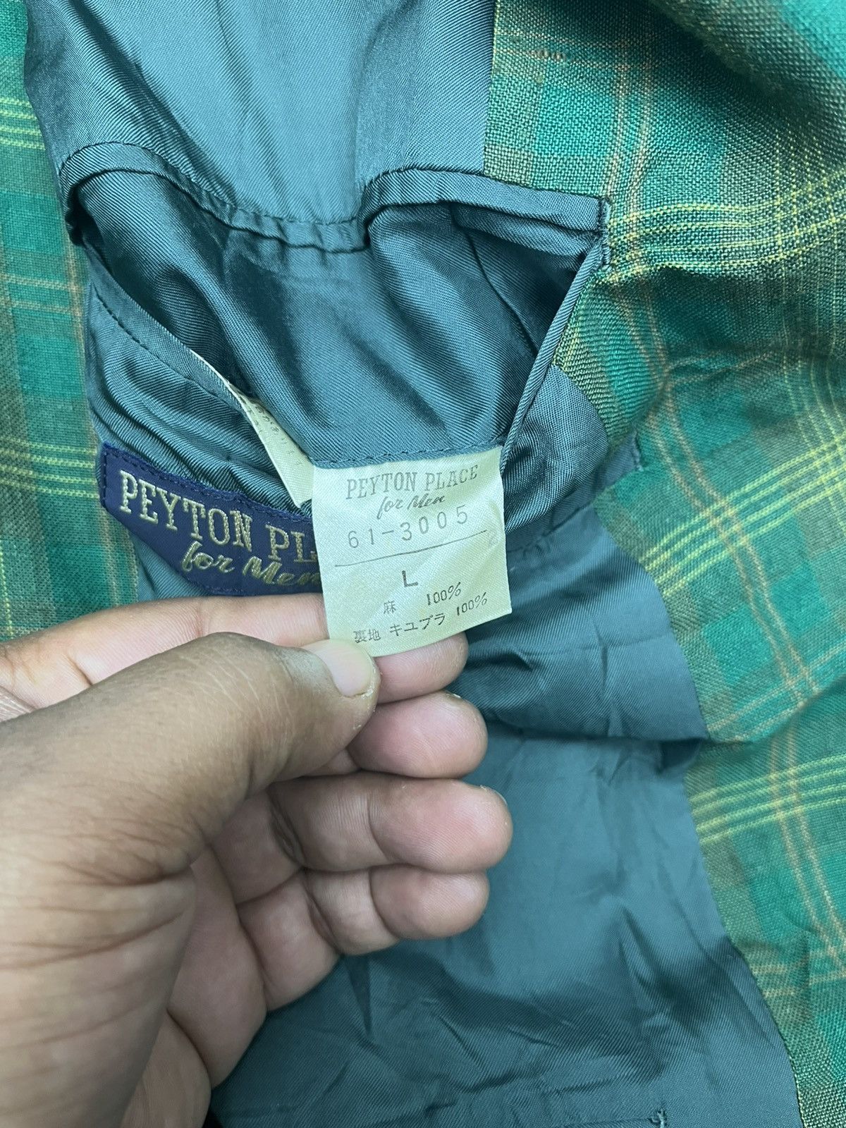 PPFM × Vintage ARCHIVE🔥PEYTON PLACE FOR MEN TARTANS BLAZER JACKET Size US L / EU 52-54 / 3 - 9 Thumbnail
