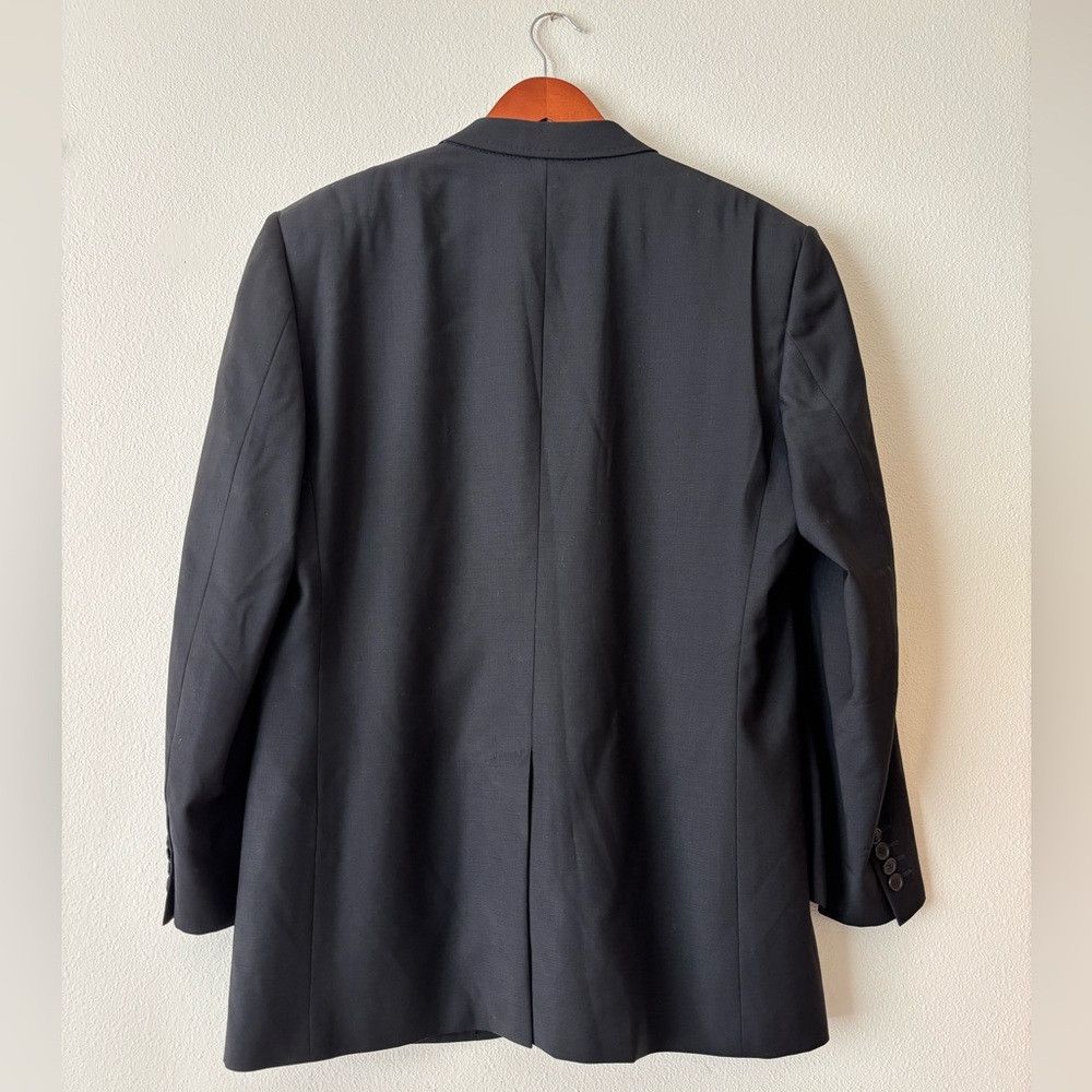 Dolce & Gabbana Dolce & Gabbana Men’s Black Wool Blazer Suit Jacket Size 52 Size 42R - 2 Thumbnail