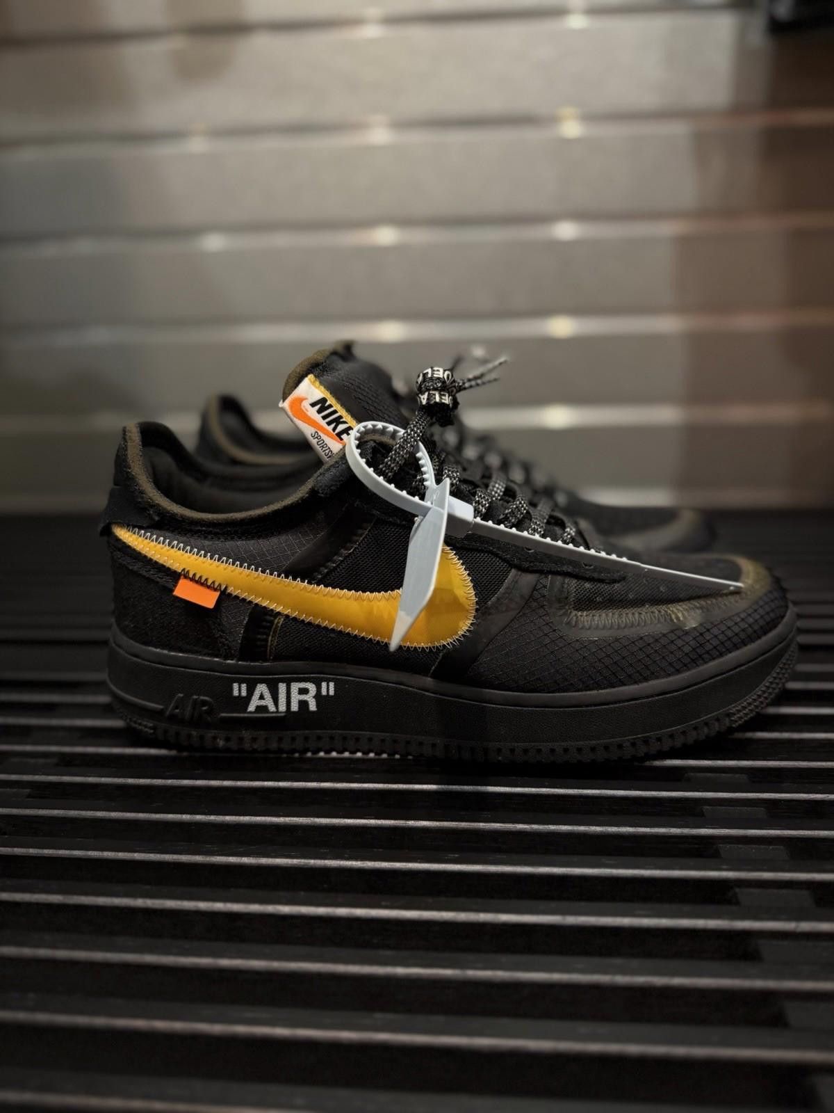 Nike Size 9 - Nike Air Force 1 Low x OFF-WHITE Black 2018 Mens Size US 9 / EU 42 - 1 Thumbnail