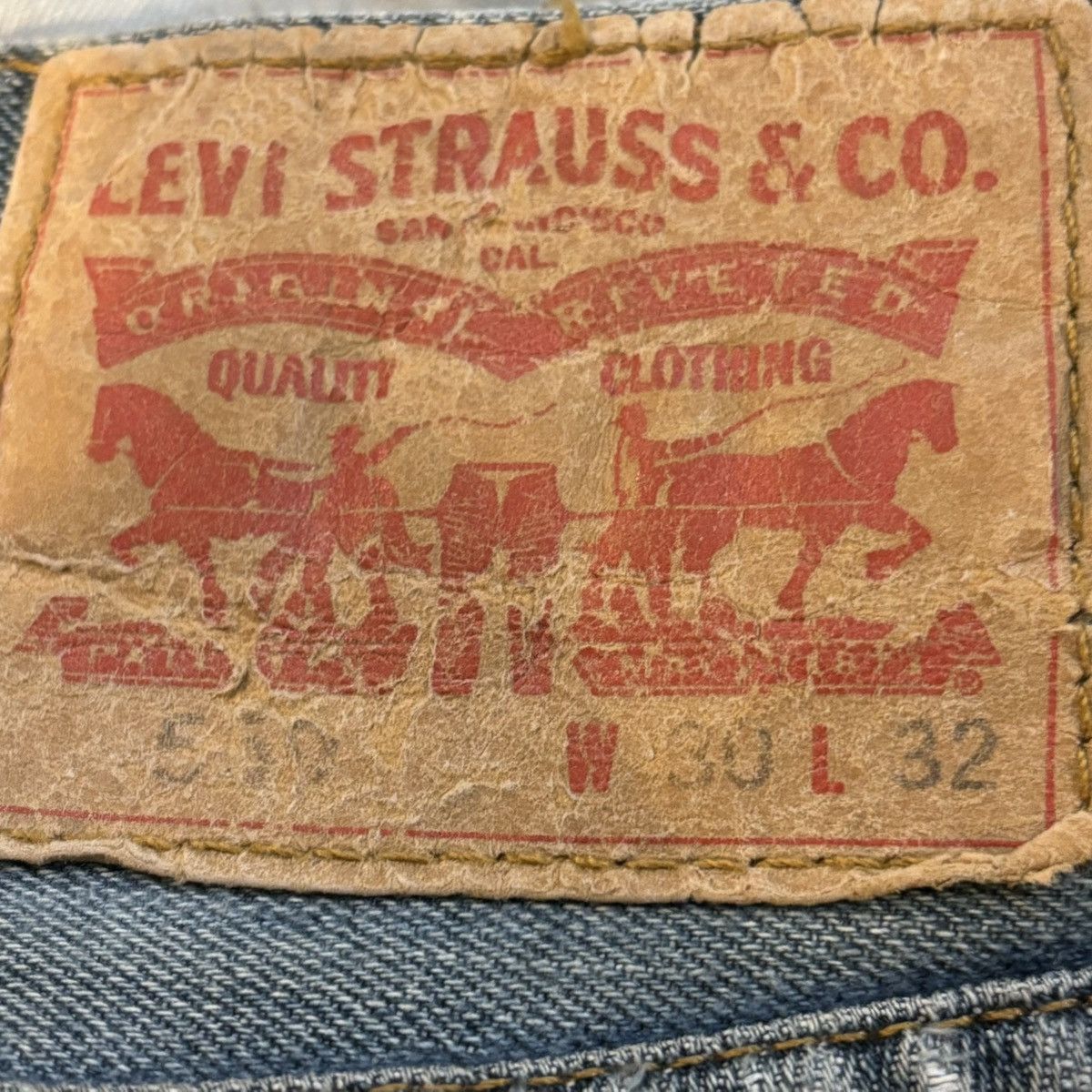Levi's Levi’s Made in Mexico 510’s Released Hem Sunfaded Jeans Size US 30 / EU 46 - 8 Thumbnail