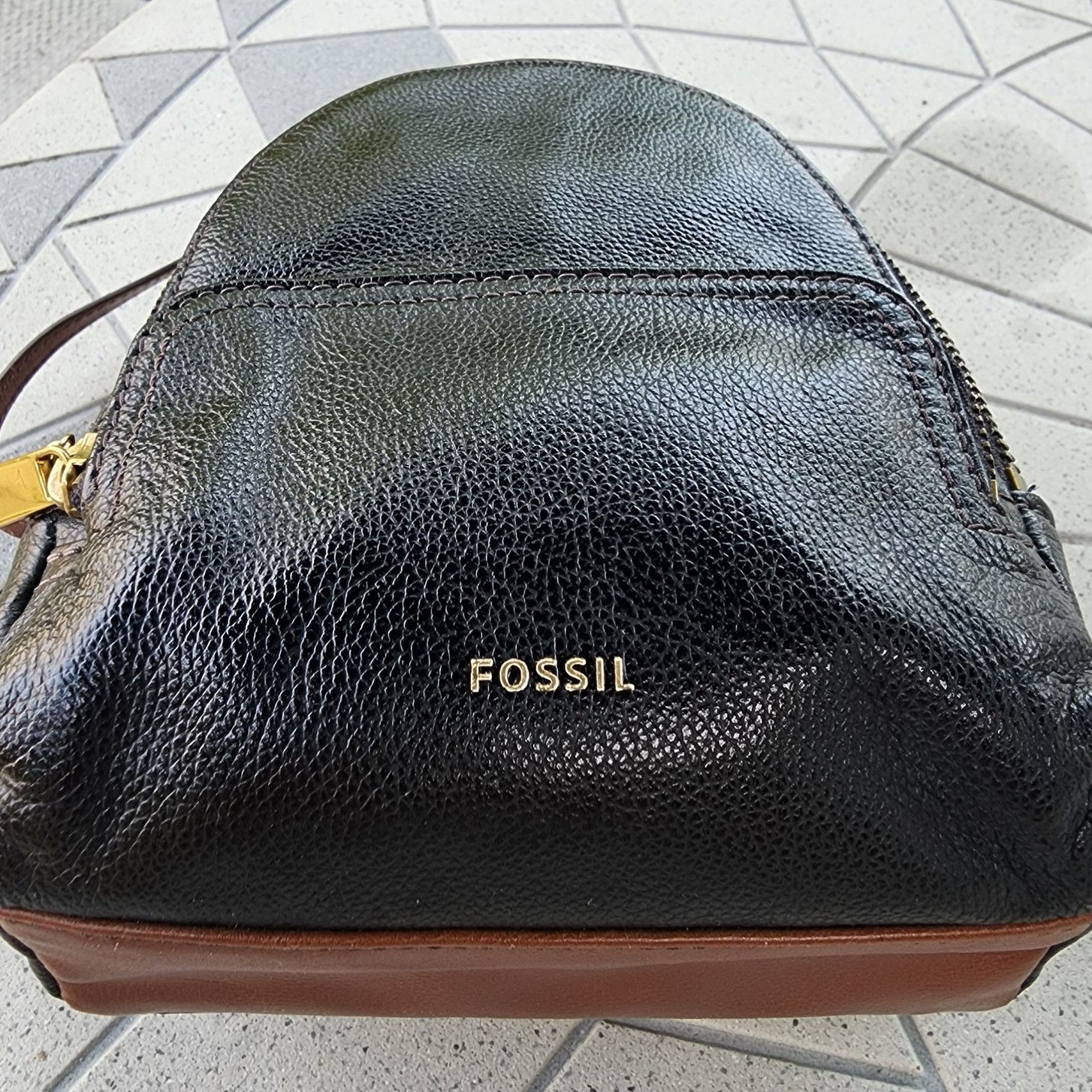 Fossil Fossil Felicity Color Block Leather Mini Backpack Size ONE SIZE - 5 Thumbnail