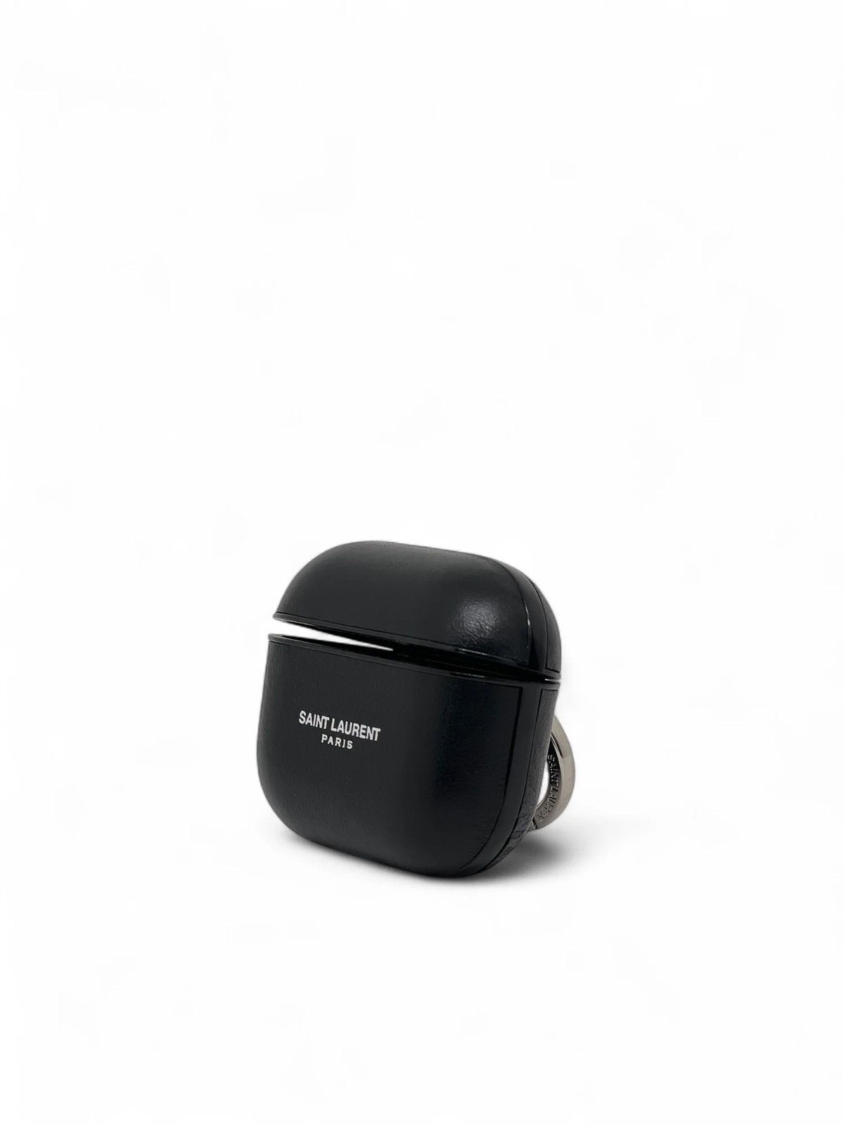 Saint Laurent Paris Saint Laurent Gold Logo Leather AirPods Case NWT Size ONE SIZE - 2 Thumbnail