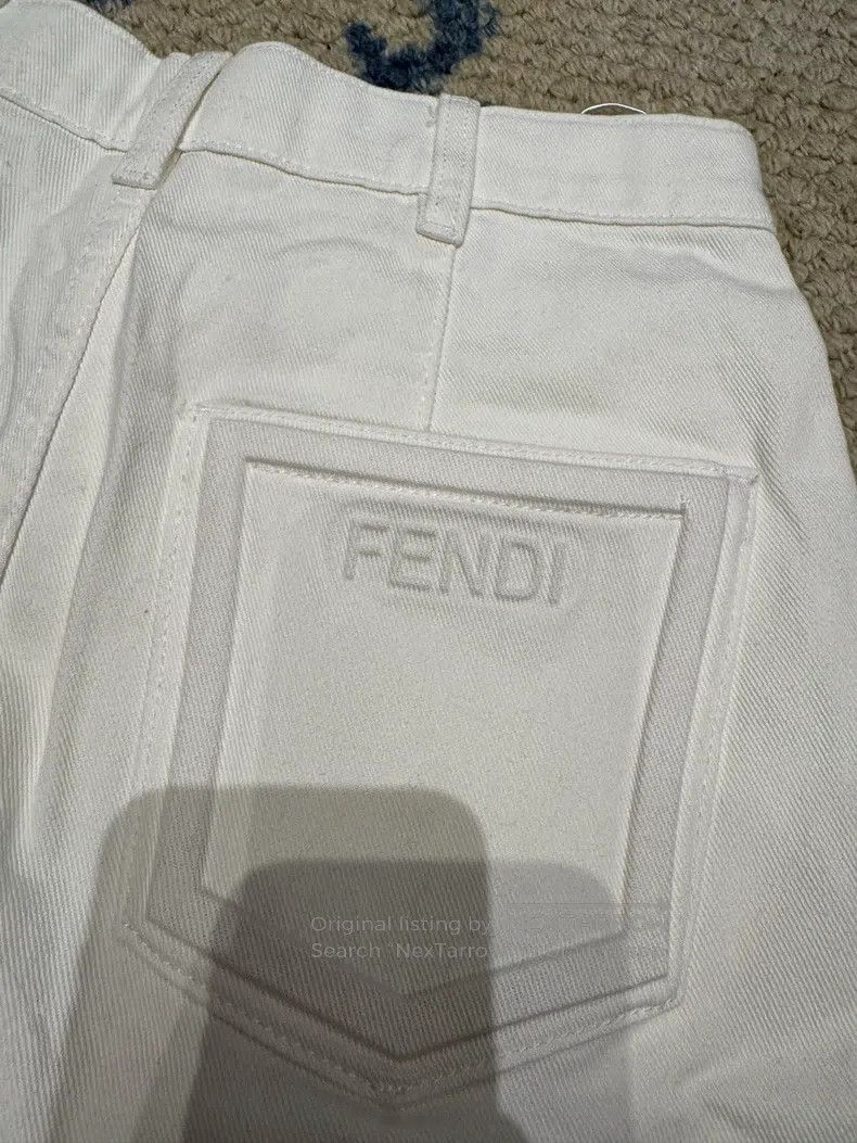 Fendi Fendi Wide Leg Jeans Size 25" / US 0 / IT 36 - 2 Thumbnail