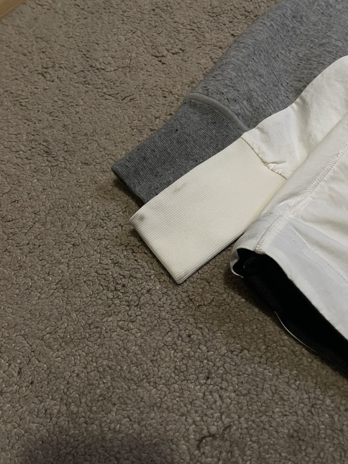 Nike × Sacai Nike sacai Cotton Nylon Hoodie Sweatshirt Size US XS / EU 42 / 0 - 8 Thumbnail