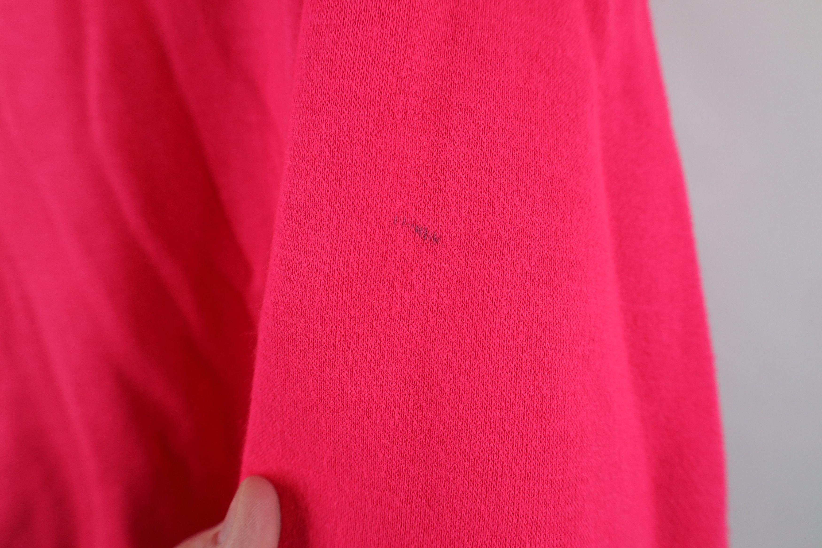 Vintage Vintage 70s Streetwear Crewneck Sweatshirt Neon Pink USA Size M / US 6-8 / IT 42-44 - 9 Thumbnail