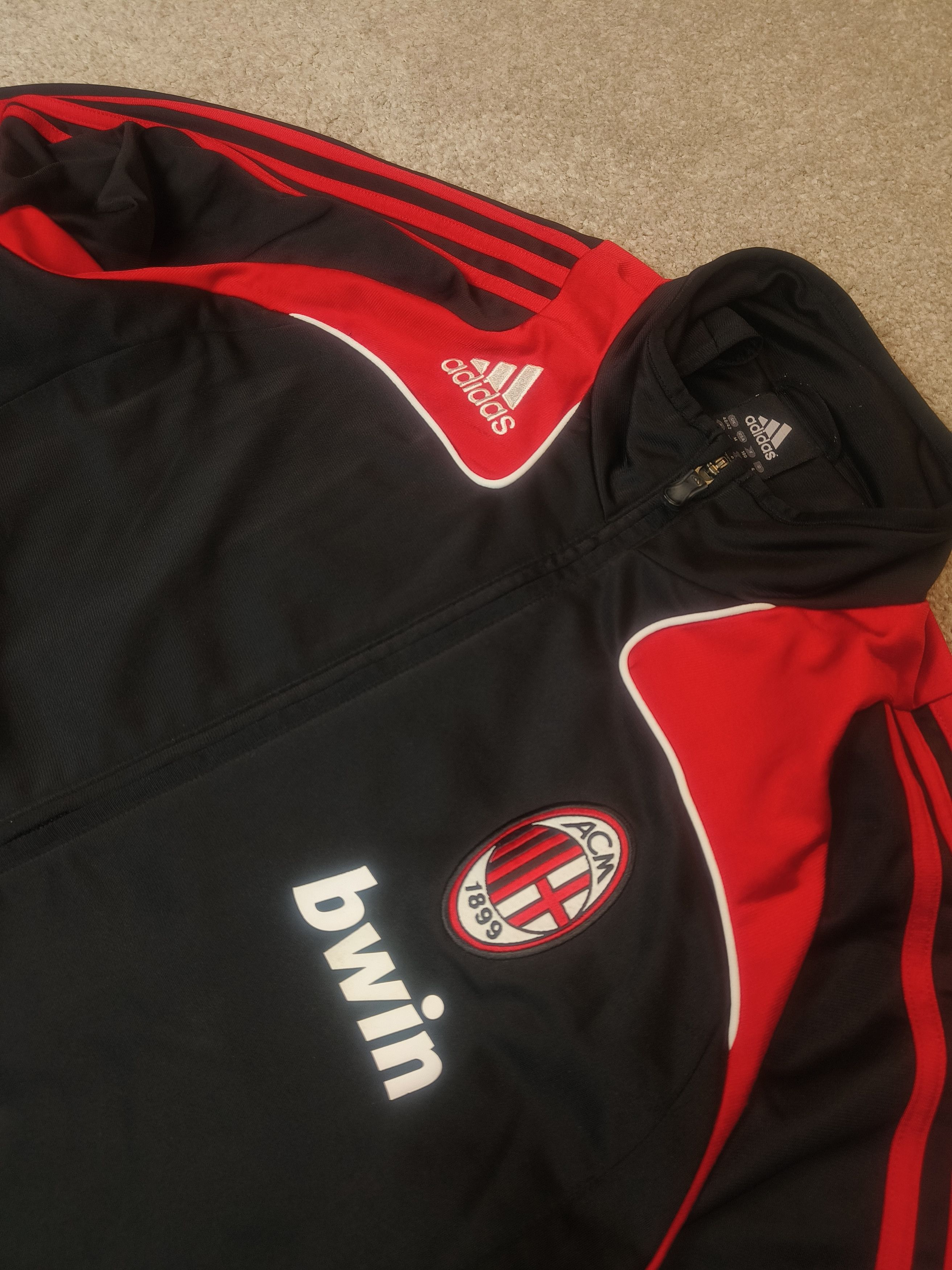 Adidas Adidas AC Milan Training Era 2008-09 Track Top Serie A Jacke Size US M / EU 48-50 / 2 - 3 Thumbnail