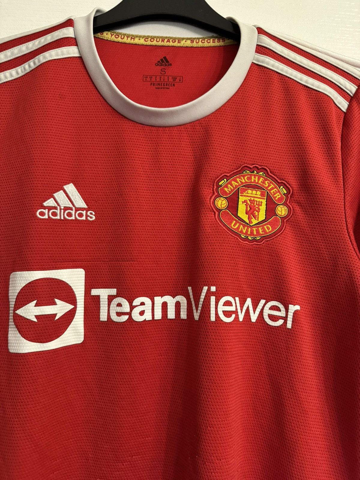 Adidas × Vintage RONALDO Manchester United 2021/22 Adidas Jersey Blockore S Size US S / EU 44-46 / 1 - 11 Thumbnail