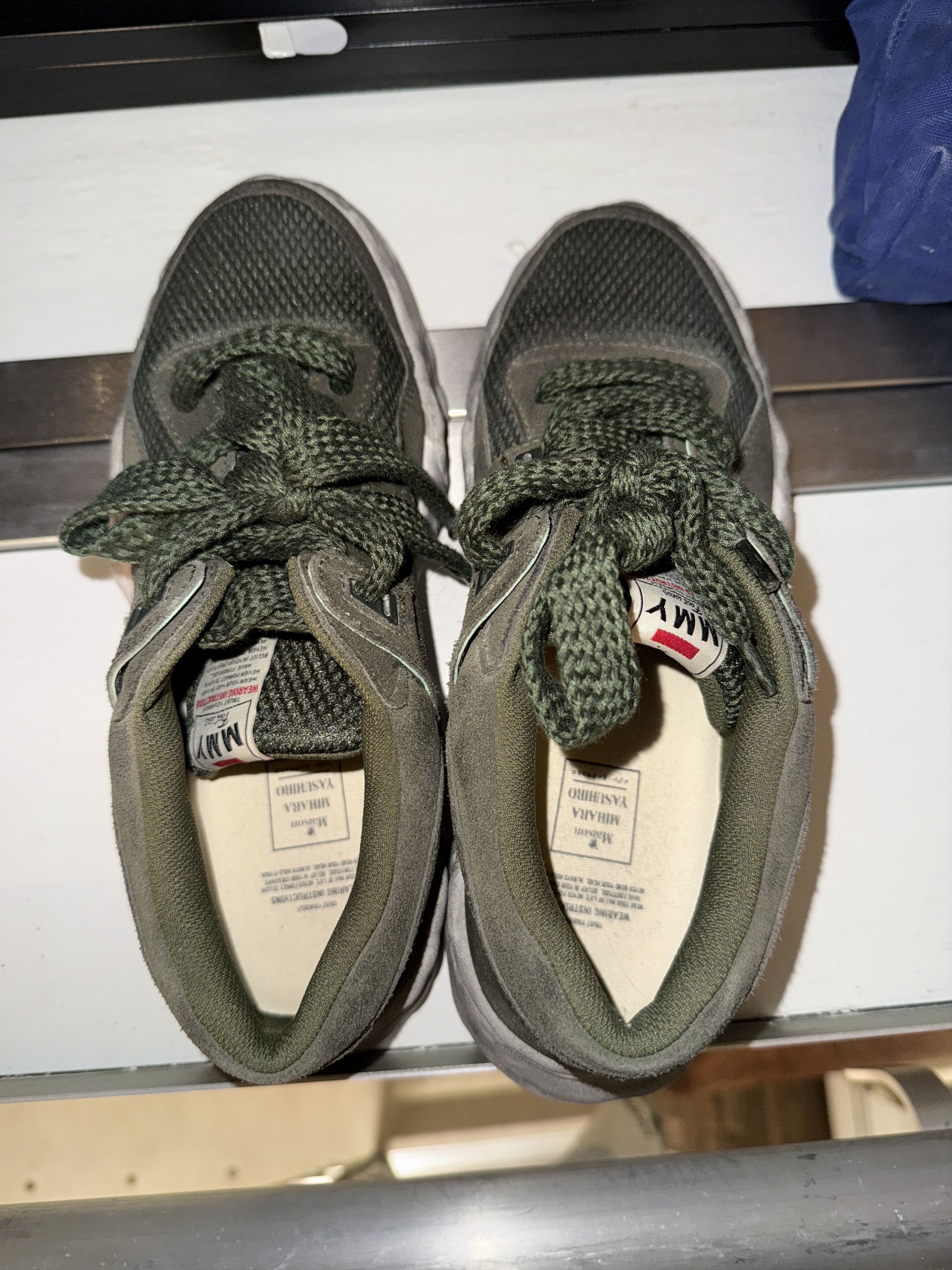 Maison MIHARA YASUHIRO BARELY WORN Army Green Maison Mihara Yasuhiro Sneakers Size US 9 / EU 42 - 9 Thumbnail