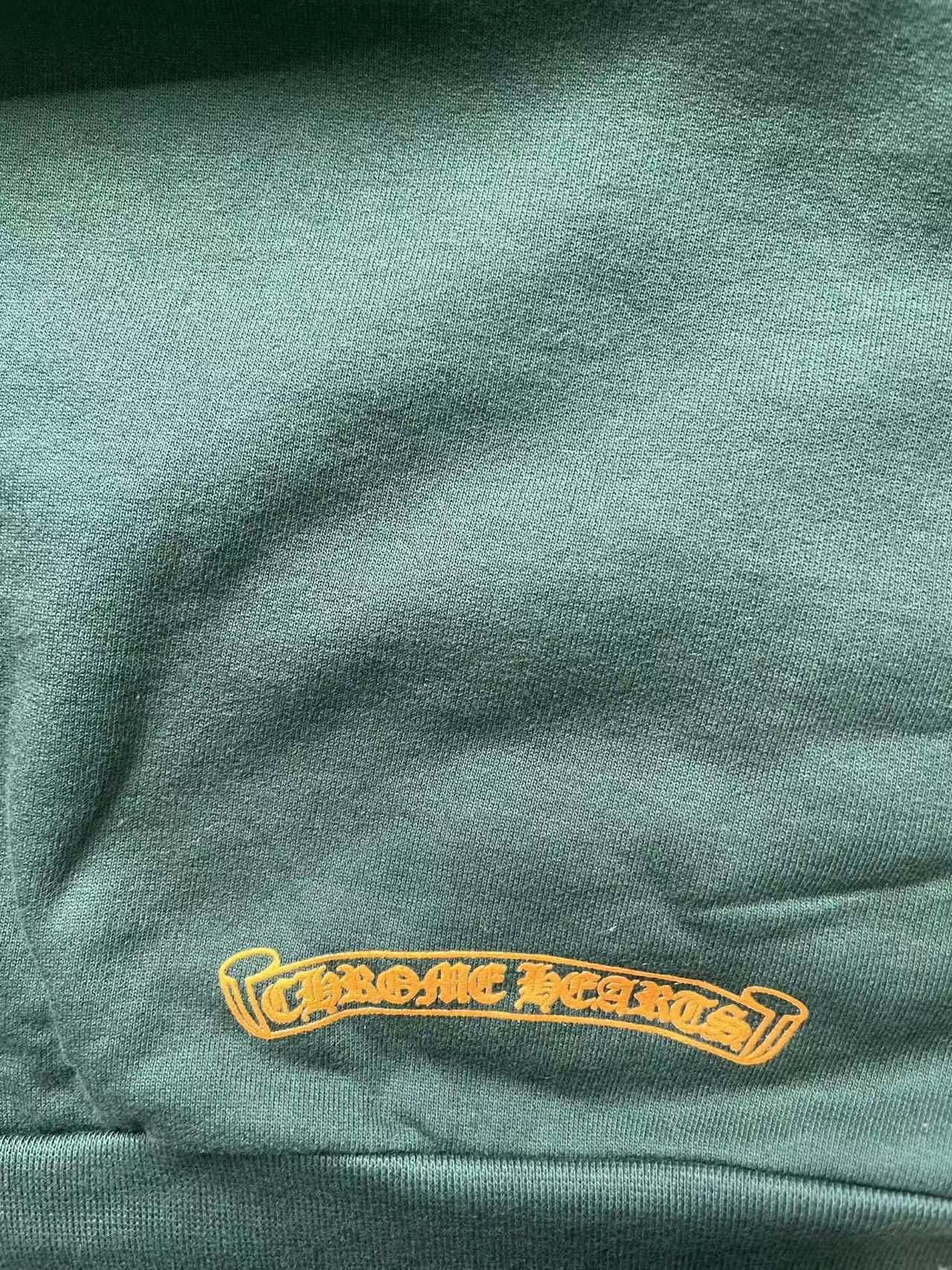 Chrome Hearts Chrome Hearts Green T-Bar Online Exclusive Hoodie Size US L / EU 52-54 / 3 - 5 Thumbnail