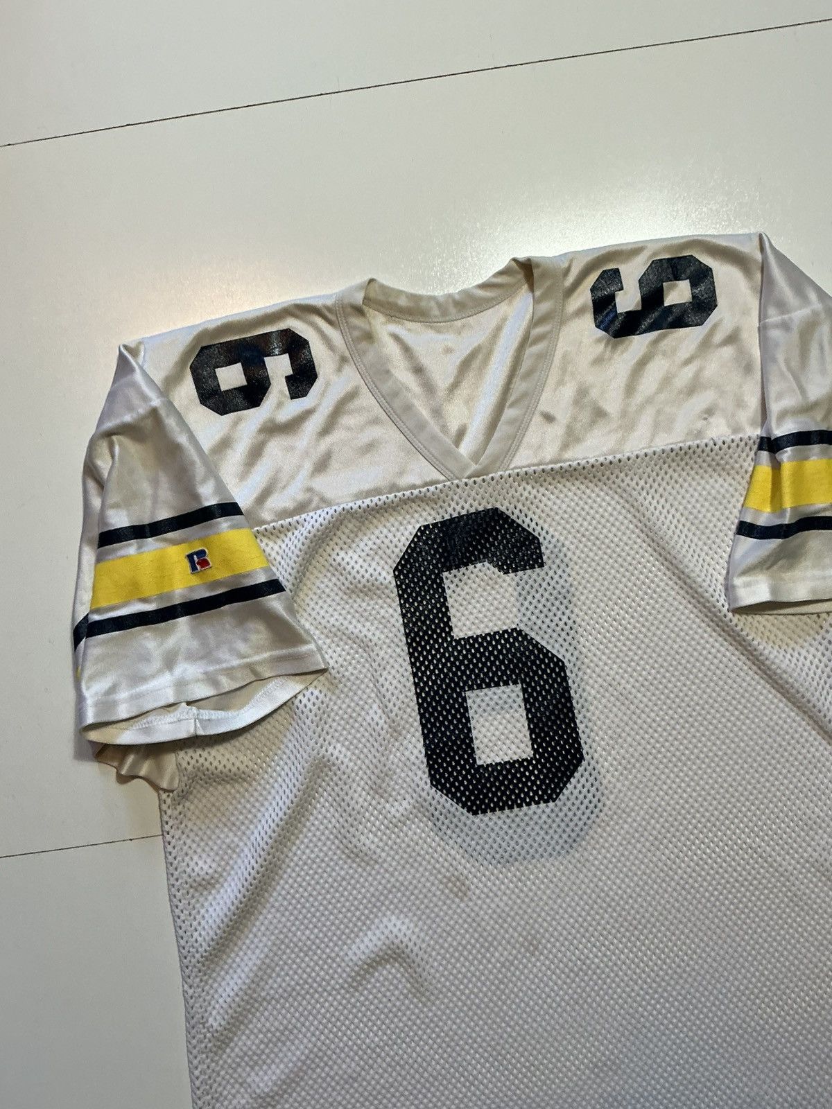Russell Athletic Vintage 90s Russell Athletic Made In USA Football Jersey Size US XL / EU 56 / 4 - 3 Thumbnail
