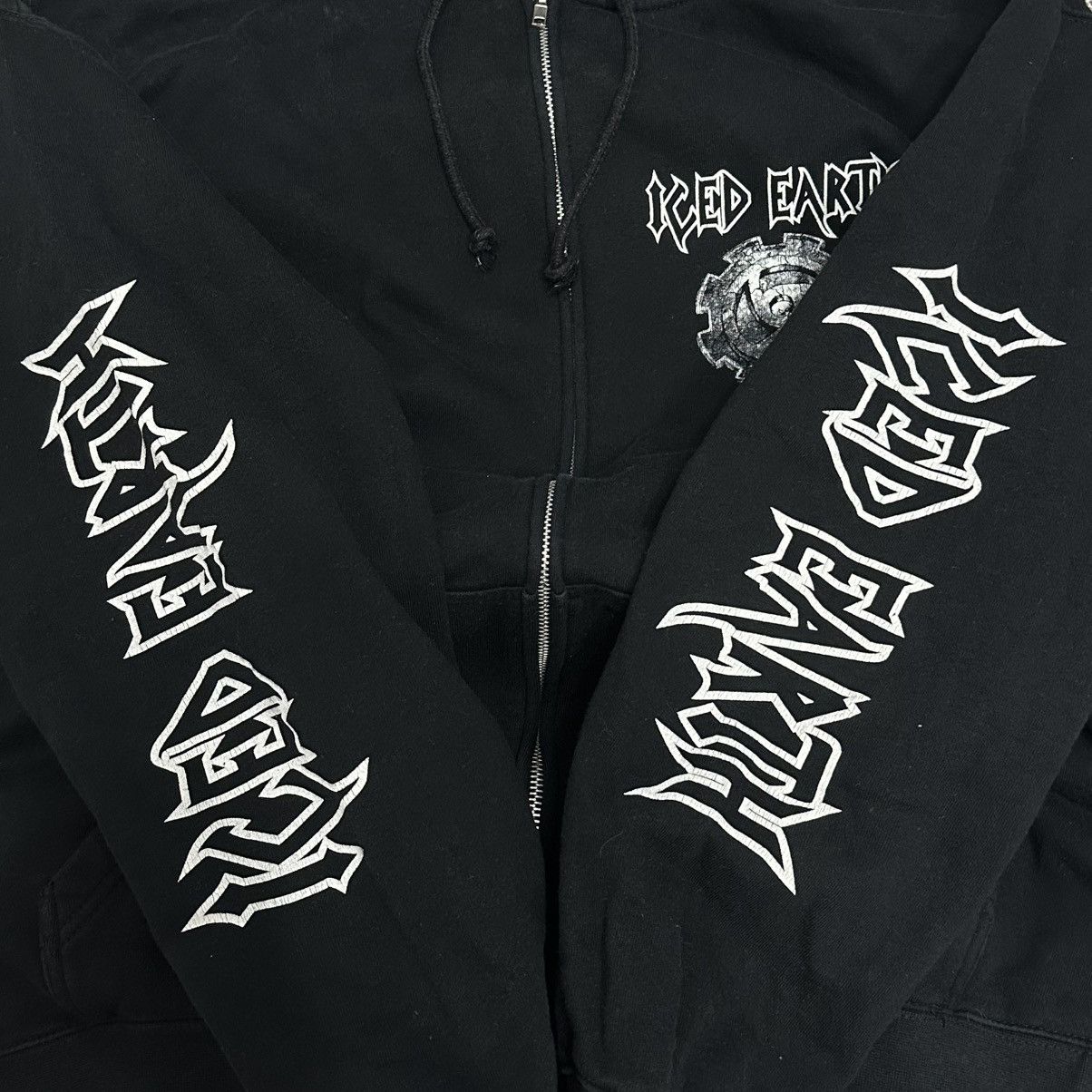 Vintage vintage zip hoodie iced earth promodoro merch rock merch Size US M / EU 48-50 / 2 - 4 Thumbnail