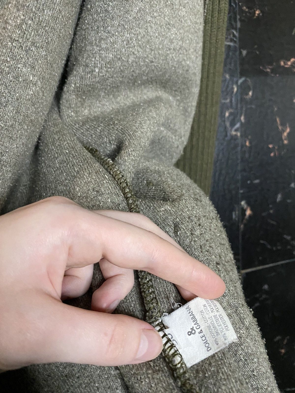 Dolce & Gabbana Dolce&Gabbana | DG | zip-up knit sweater | Vintage | Size: M Size US M / EU 48-50 / 2 - 13 Thumbnail