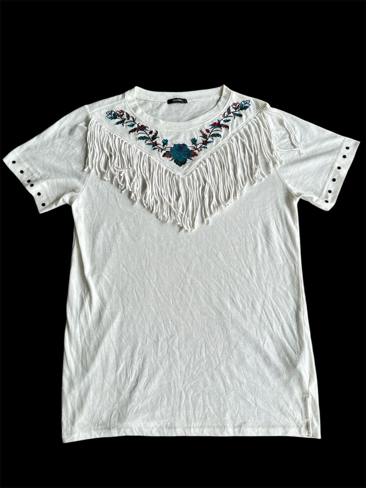 Kapital Favori White Tee Crazy Design . Size US S / EU 44-46 / 1 - 1 Thumbnail