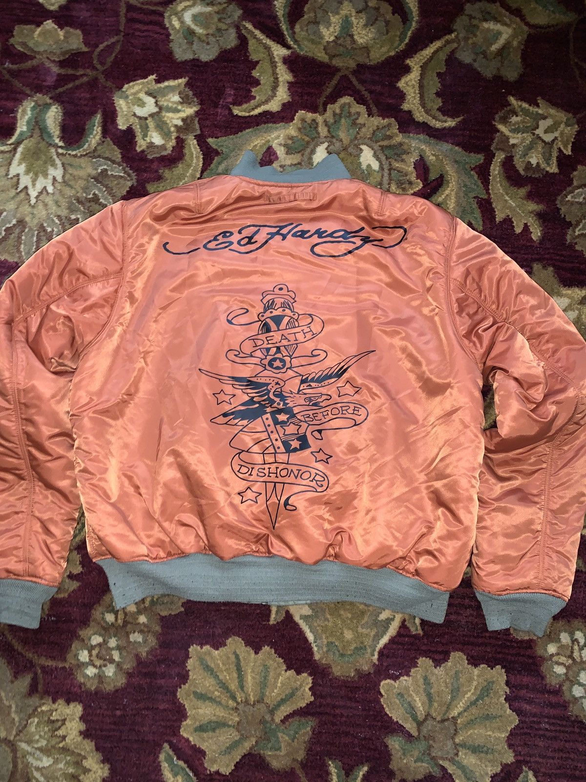 Ed Hardy Ed Hardy Reversible Zip-Up Jacket Size US L / EU 52-54 / 3 - 4 Thumbnail