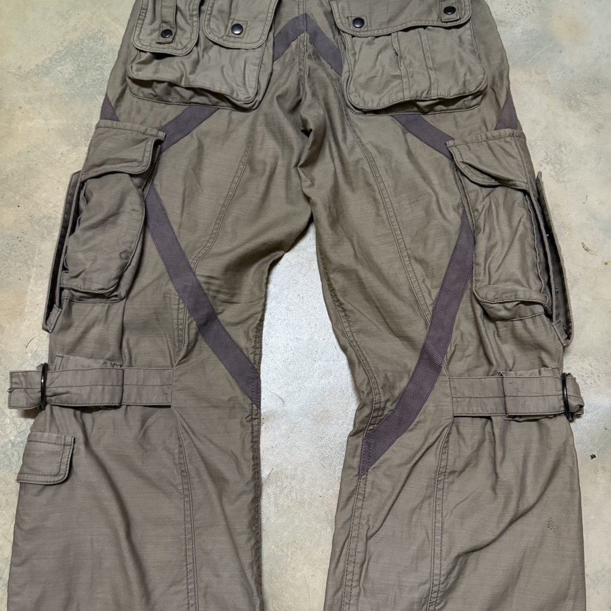 PPFM PPFM Multipockets Punk Bondage Style Cargo Pants Size US 30 / EU 46 - 18 Thumbnail