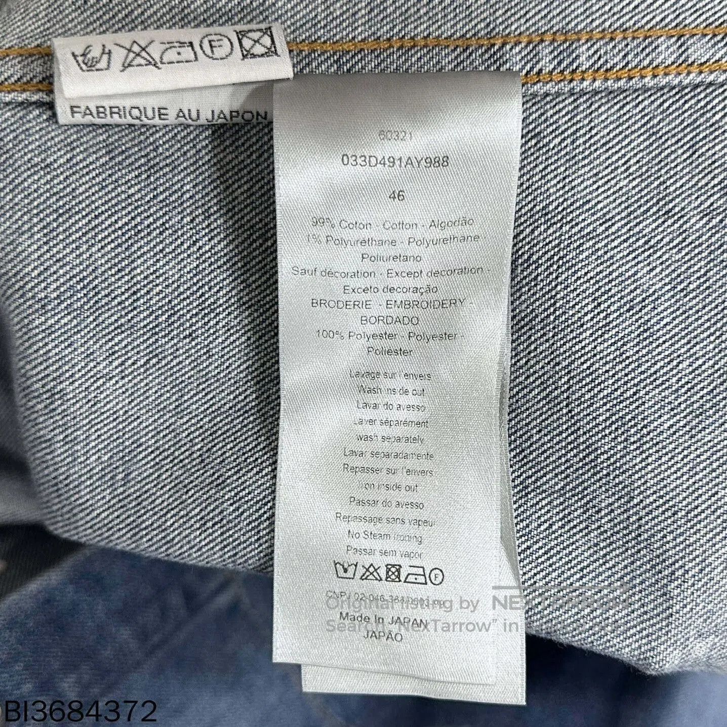 Dior dior x stussy denim jacket shirt. Size US S / EU 44-46 / 1 - 7 Thumbnail