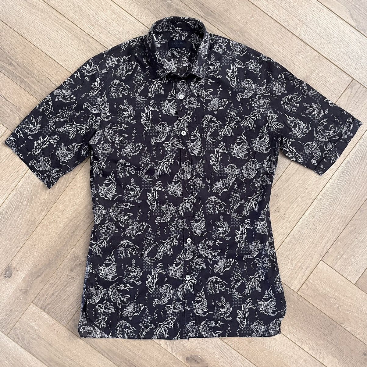 Lanvin Lanvin Koi Carp Hawaiian Short Sleeve Shirt Size US M / EU 48-50 / 2 - 1 Thumbnail