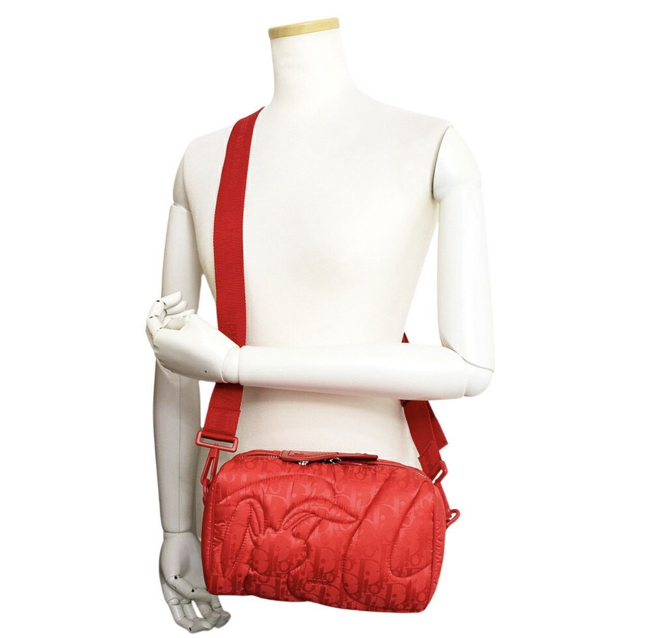Dior × ERL DIOR x ERL 2023SS Mirage Quilted Rabbit Strap Zip Pouch Size ONE SIZE - 3 Thumbnail