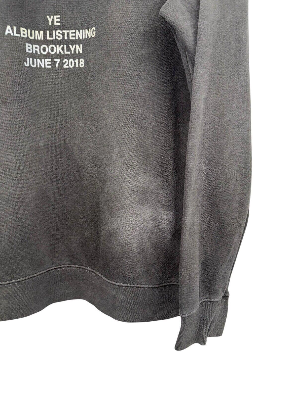 Designer Kanye West Bipolar Ye Brooklyn Album Listening 2018 Hoodie M Size US 32 / EU 48 - 5 Thumbnail