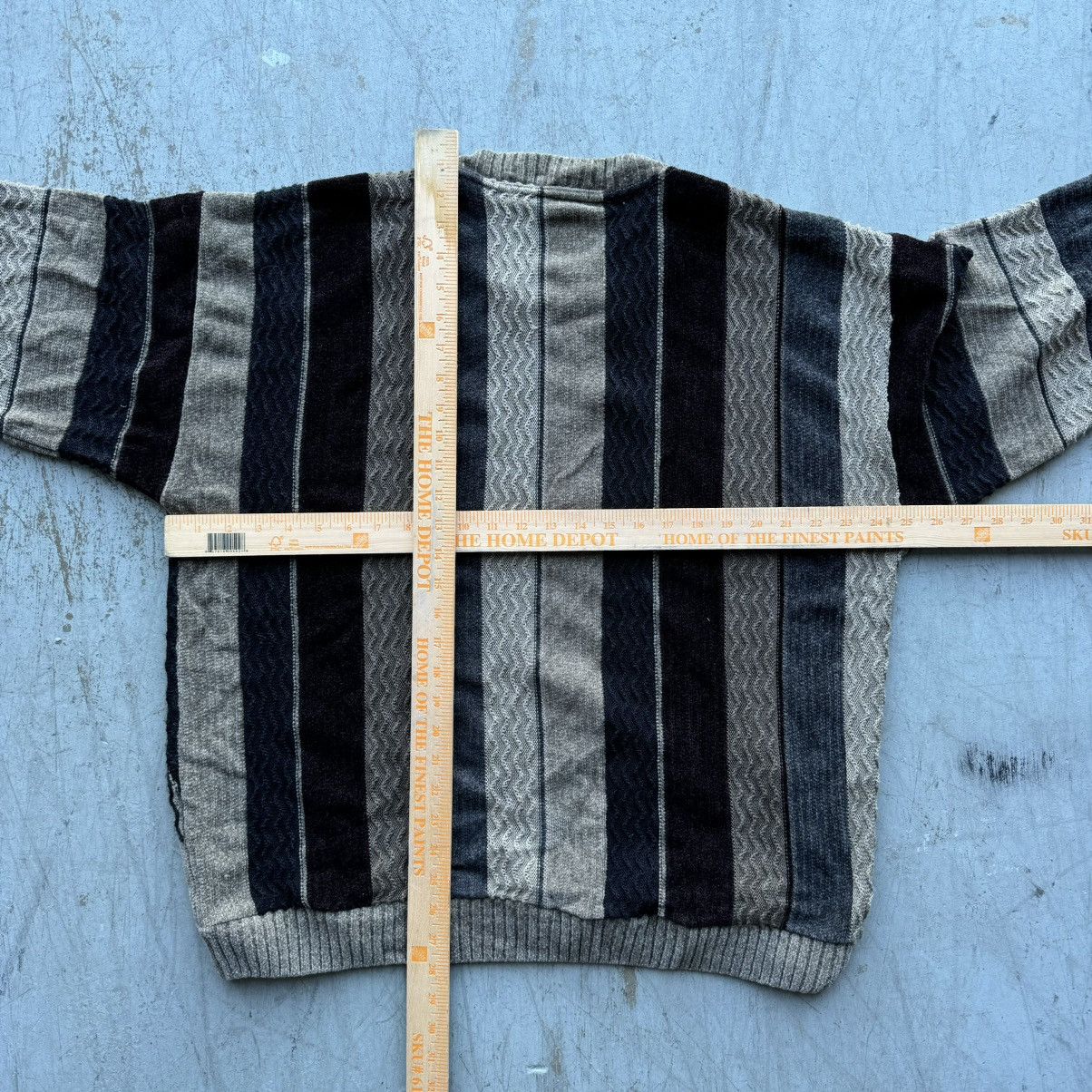 Coogi × Cotton Traders × Vintage Vintage 90s Coogi Style Knit Brown Beige Sweater Sz XXL Size US XXL / EU 58 / 5 - 5 Thumbnail