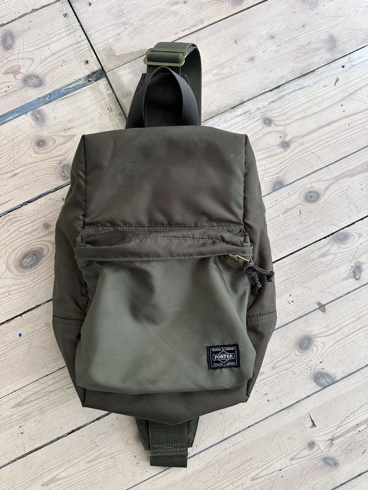 Porter (Force) Sling Bag in Green, Men's