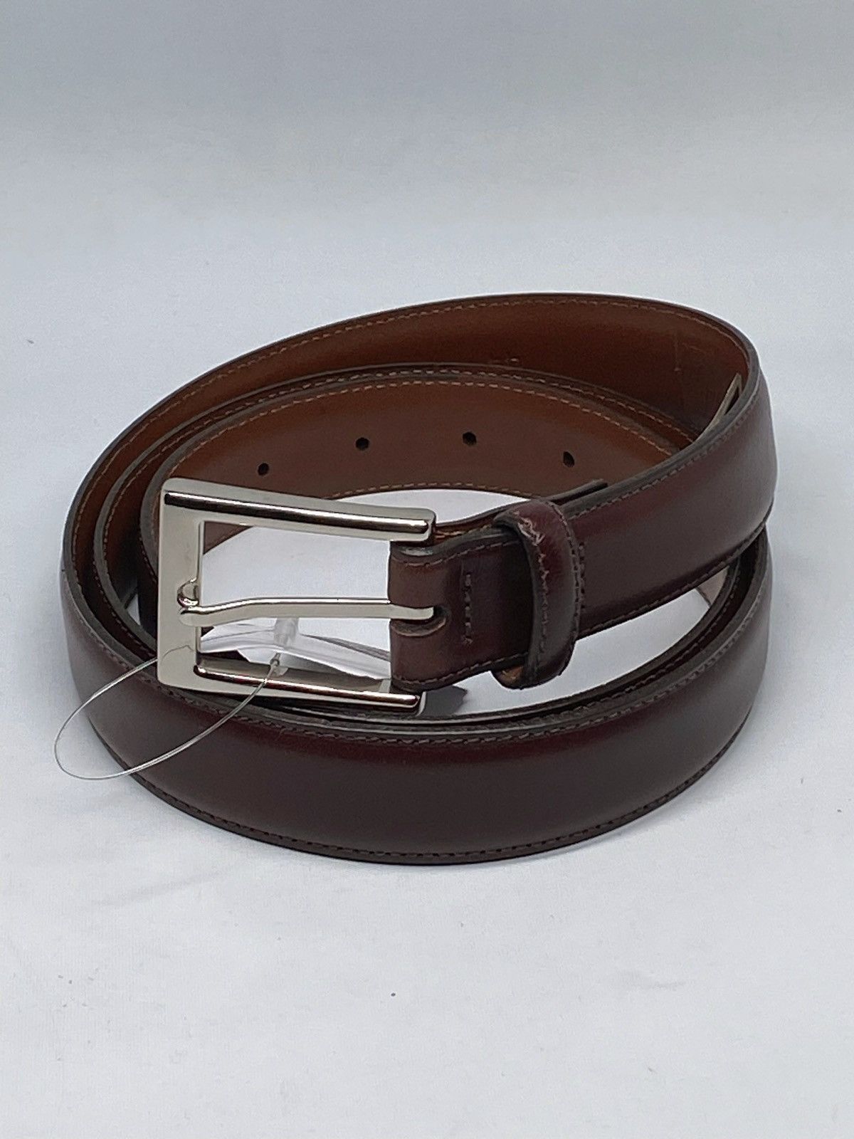 Saks Fifth Avenue Saks Fifth Avenue Brown Leather Belt size 44 Size 44 - 1 Thumbnail