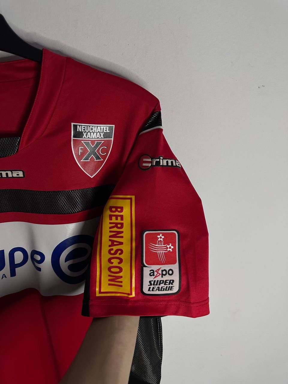 Erima Neuchâtel Xamax Erima Match Soccer Jersey Super League Rare Size US XL / EU 56 / 4 - 5 Thumbnail