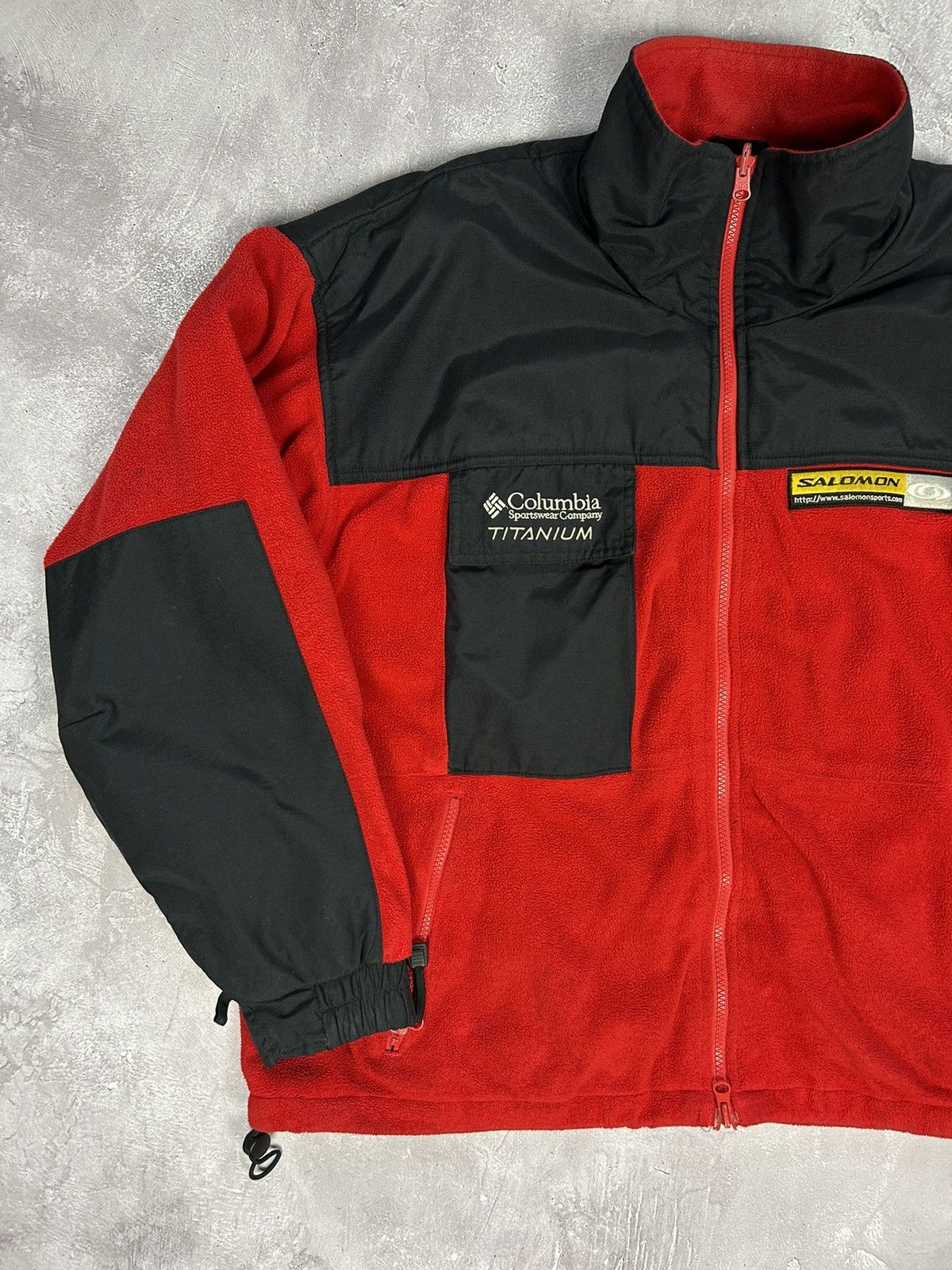 Columbia × Vintage Columbia Titanium Omni Tech Fleece Size XL Vintage 90s y2k Size US XL / EU 56 / 4 - 4 Thumbnail