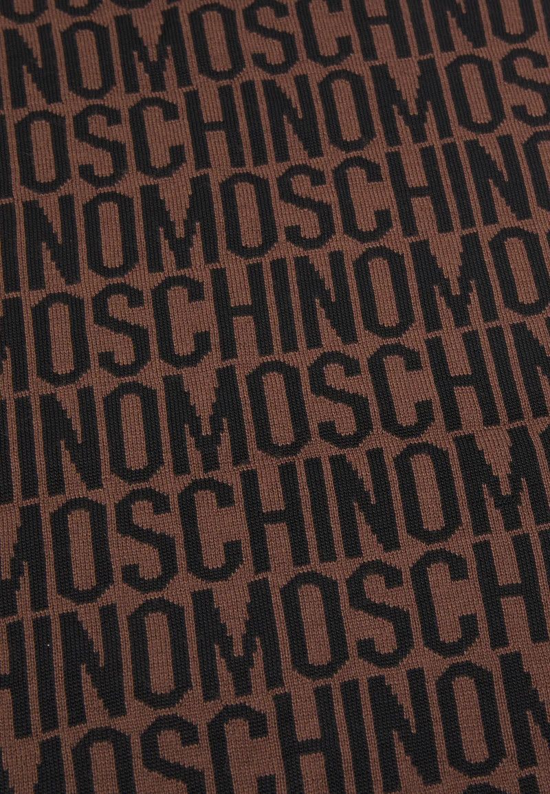 Moschino o1y0225 Size : OS / Logo Scarf in Black/Brown Size ONE SIZE - 3 Thumbnail