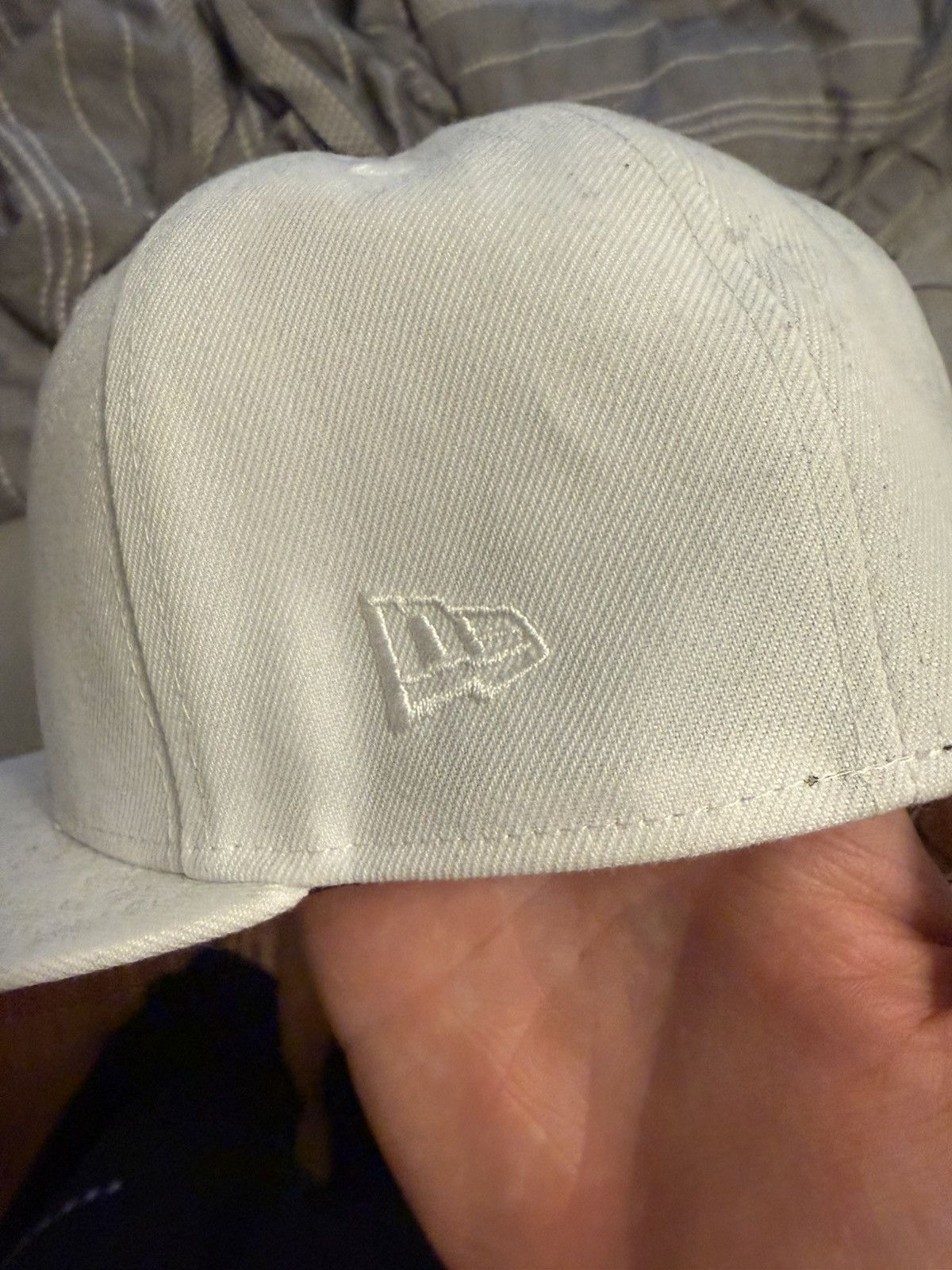 New Era NewEra White San Diego Padres Hat 7 1/2 Size ONE SIZE - 2 Thumbnail