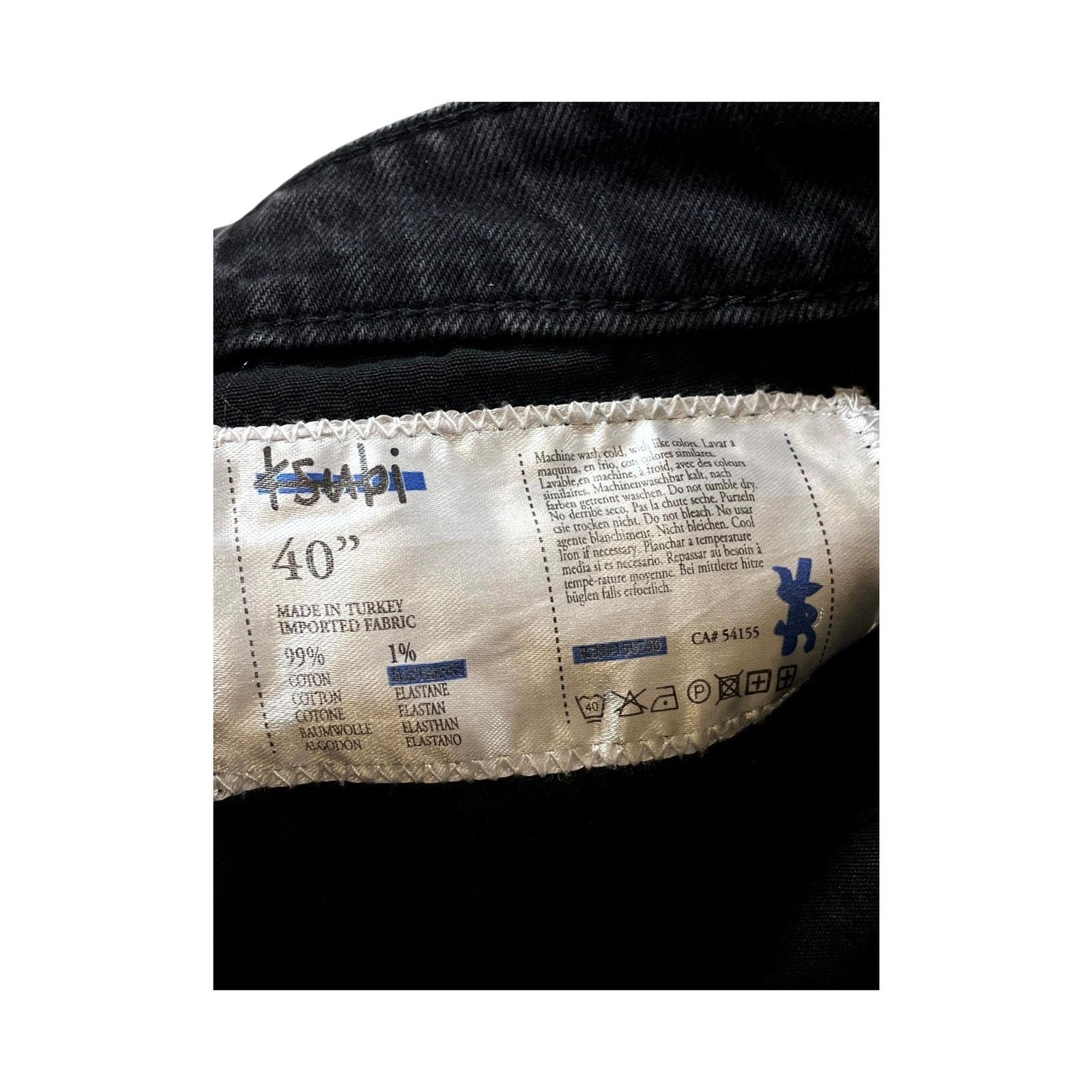 Ksubi Ksubi Plus Monogram Black Jeans Size US 40 / EU 56 - 4 Thumbnail