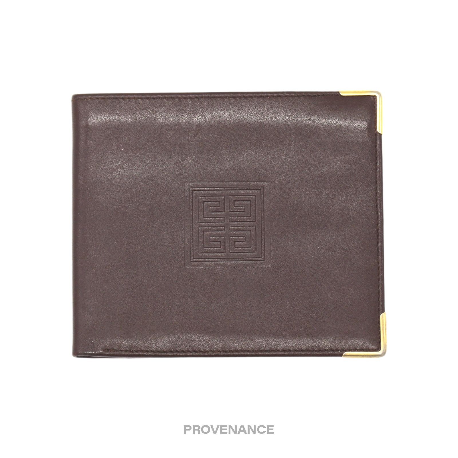 Givenchy 🔴 Givenchy Bifold Wallet - Chocolate Leather Size ONE SIZE - 1 Thumbnail