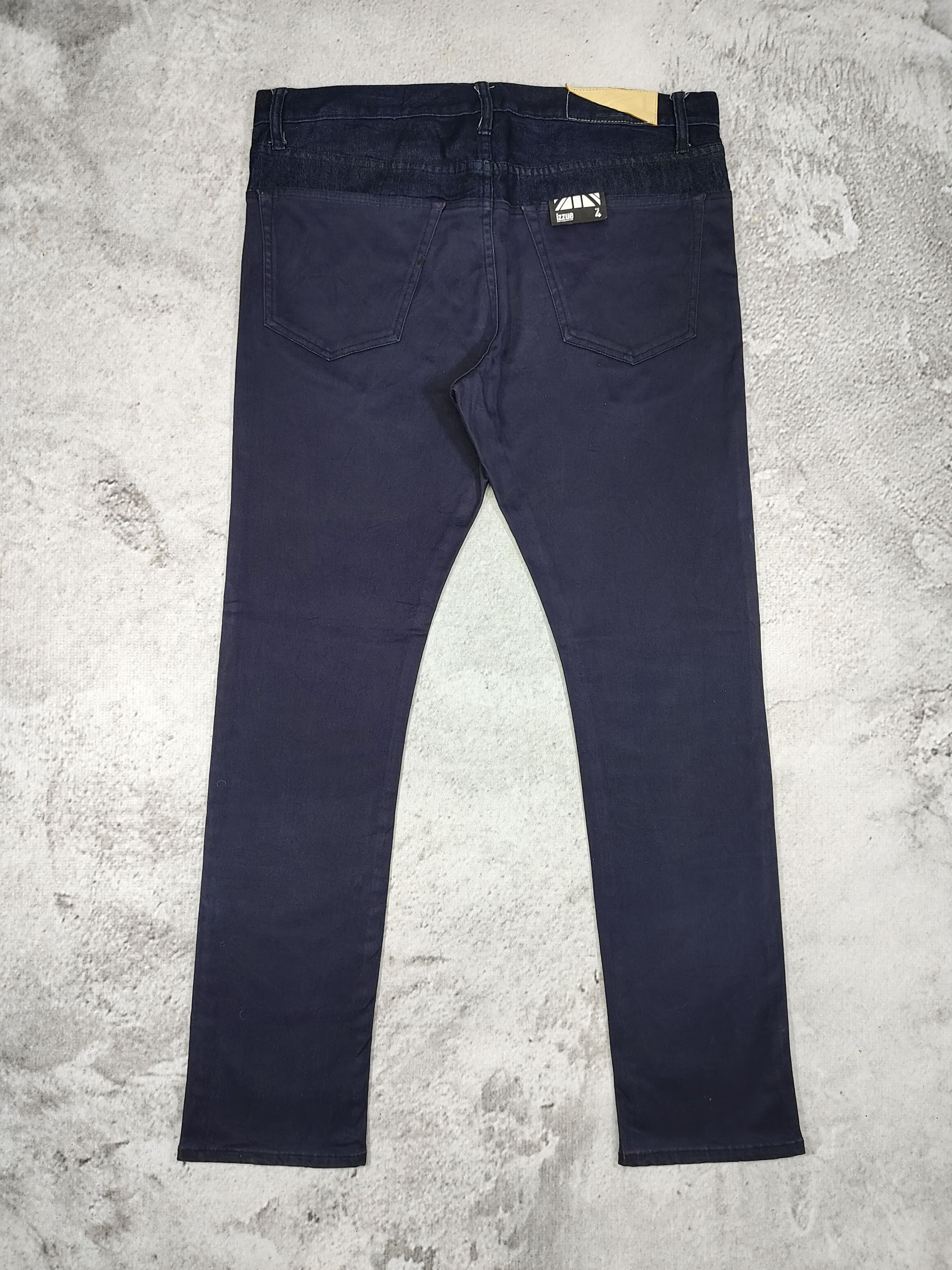 izzue Izzue- Minimalist Urbanwear Hybrid Panel Denim Pants Size US 36 / EU 52 - 4 Thumbnail