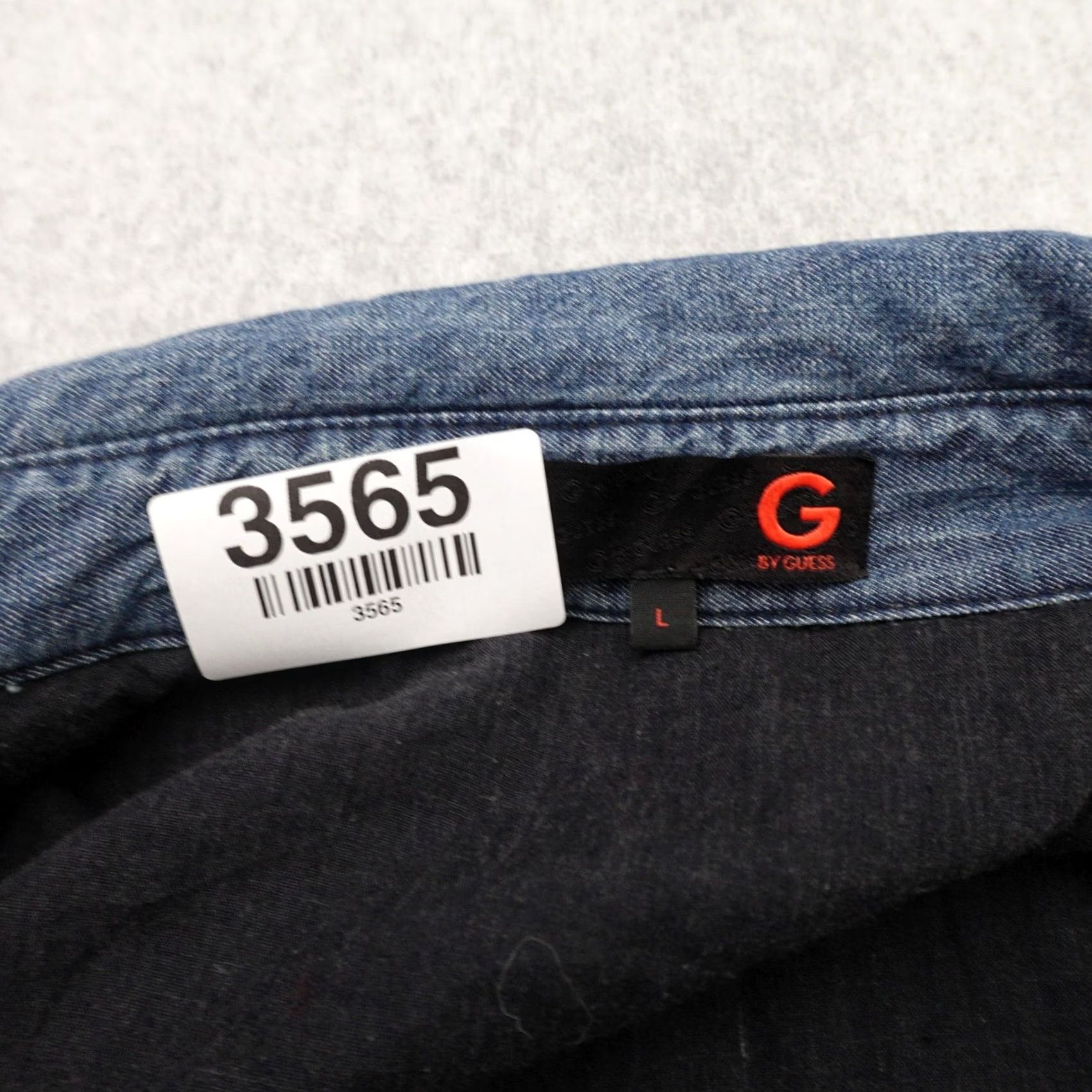 Guess VINTAGE G by Guess Womens Jacket L Blue Pockets Button Snap 19X28 Hearts of Style ?? Size L / US 10 / IT 46 - 4 Thumbnail