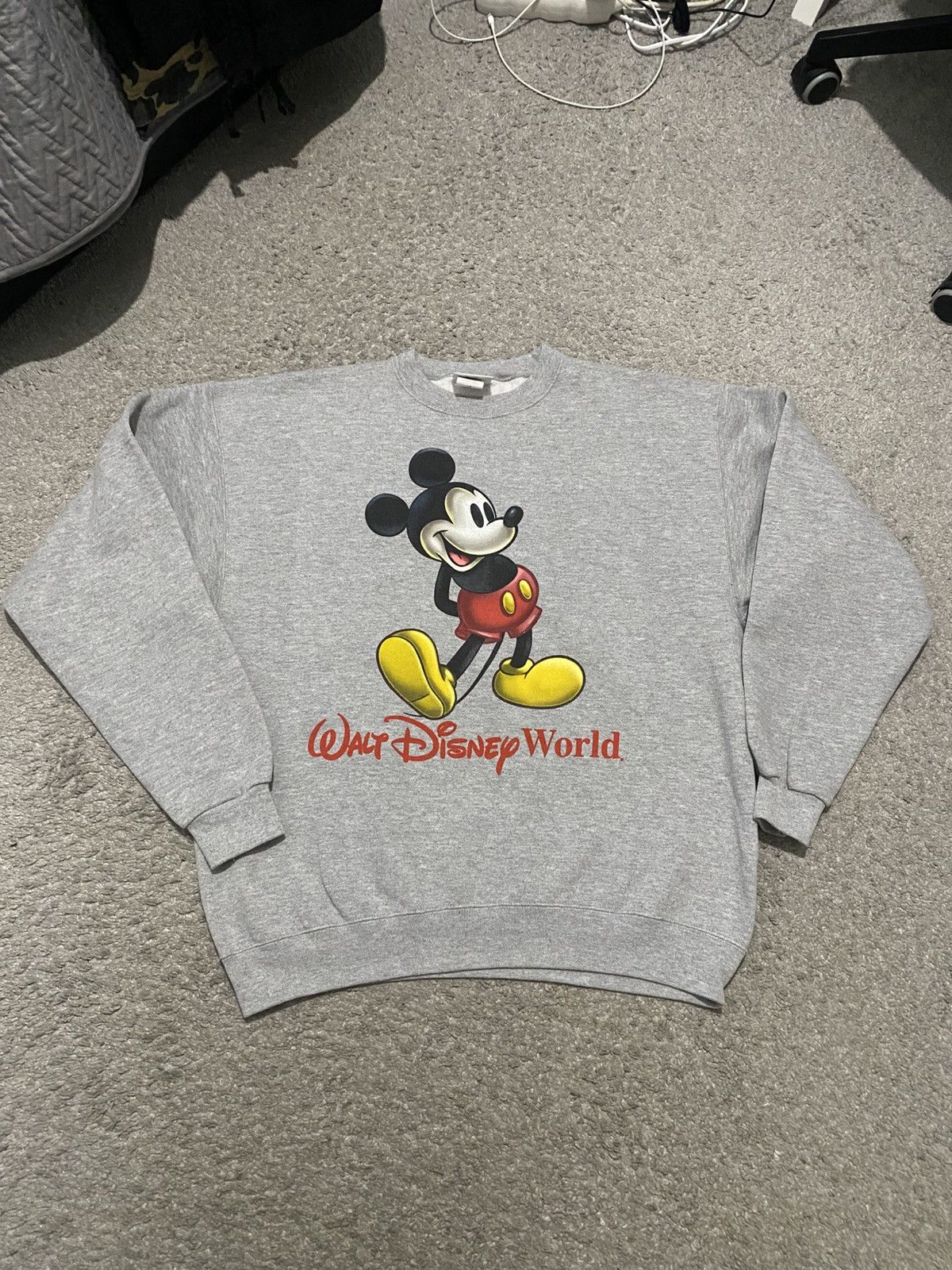 Disney × Vintage Walt Disney World Mickey Mouse L Crewneck Made in USA baggy Size US L / EU 52-54 / 3 - 2 Thumbnail