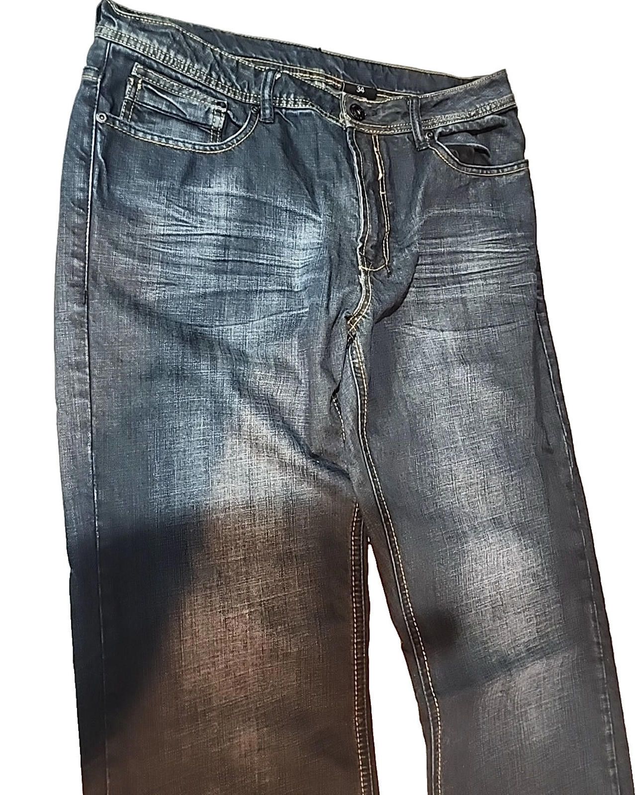 Other Buffalo Mens Blue Jeans Relaxed Fit Straight Leg 34Wx31L Size US 34 / EU 50 - 1 Thumbnail