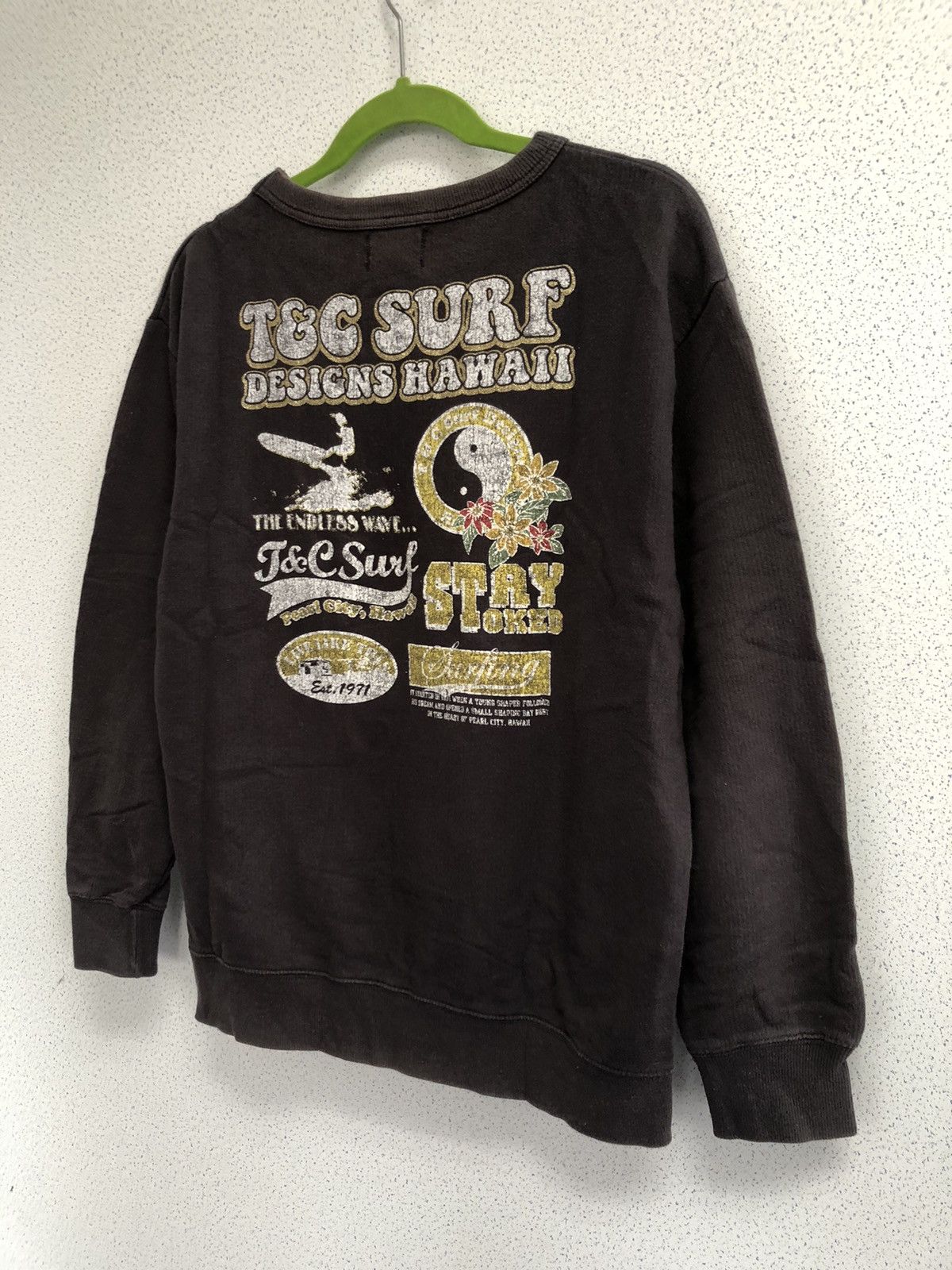 Japanese Brand T&C Surf Design Hawaii Sweatshirt Size US L / EU 52-54 / 3 - 5 Thumbnail
