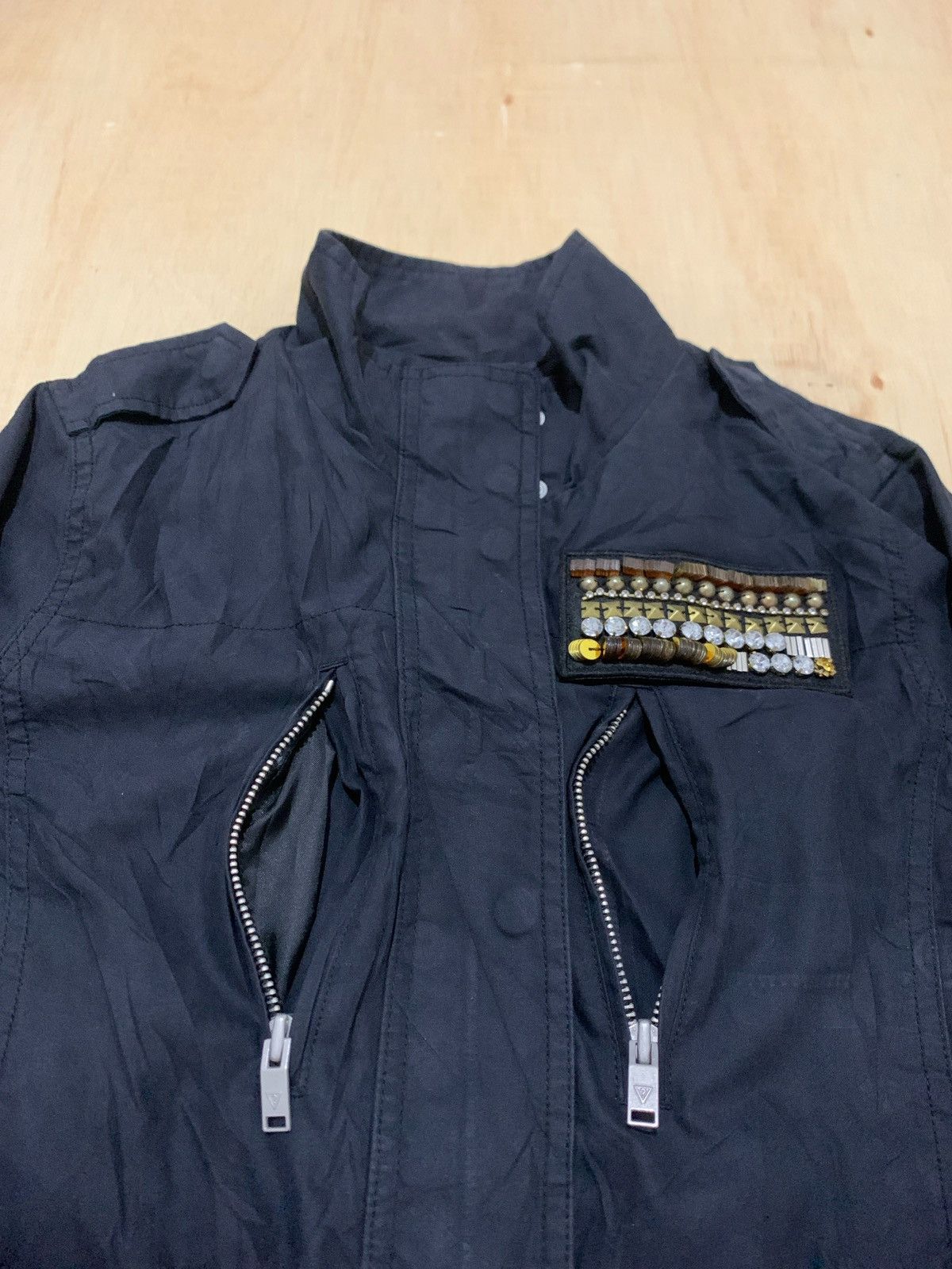 Guess × Japanese Brand × Le Grande Bleu (L.G.B.) Guess Wings Ifsixwasnine Punk style Jacket Size US S / EU 44-46 / 1 - 6 Thumbnail